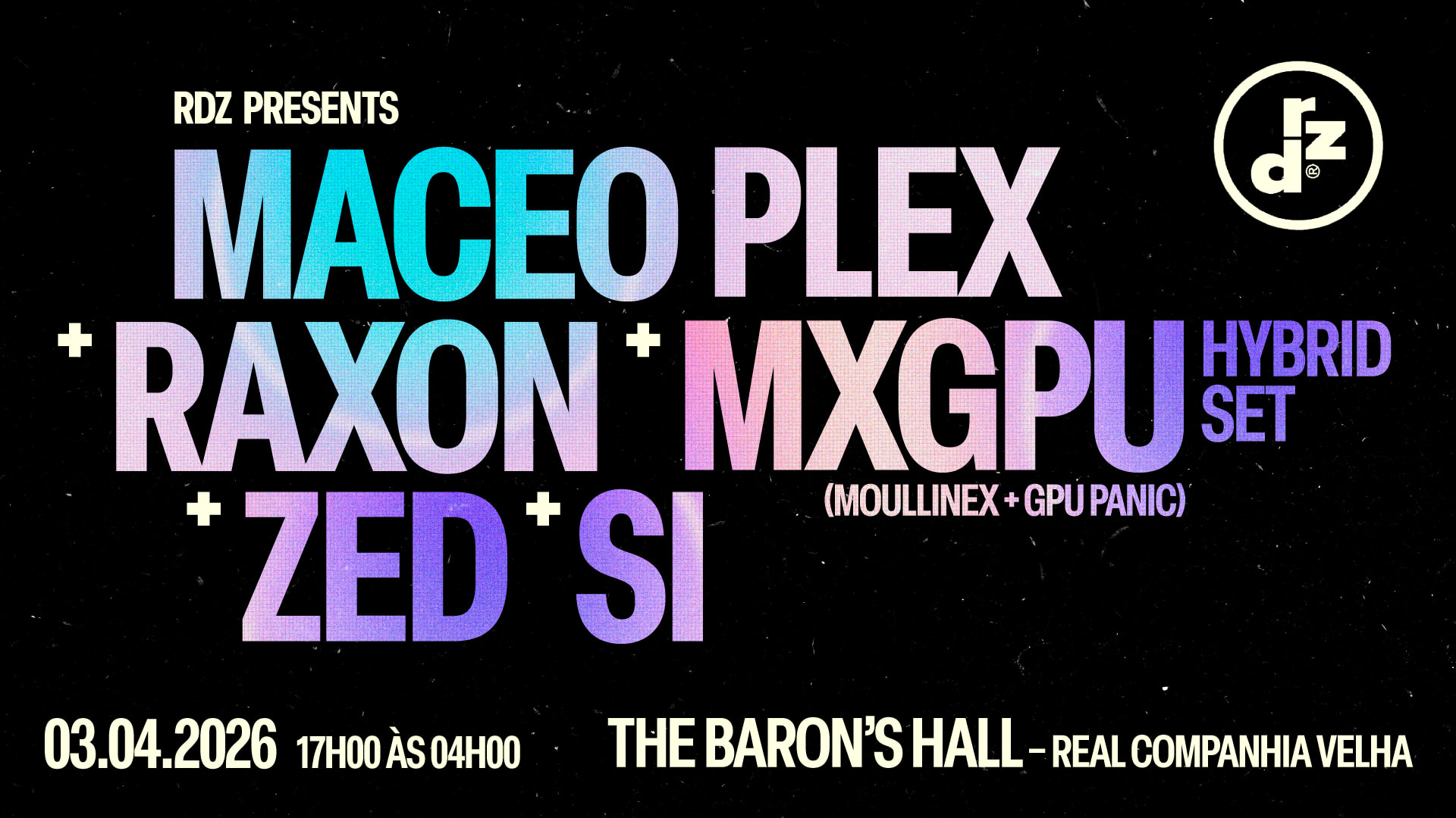 Rdz Presents Maceo Plex Cover