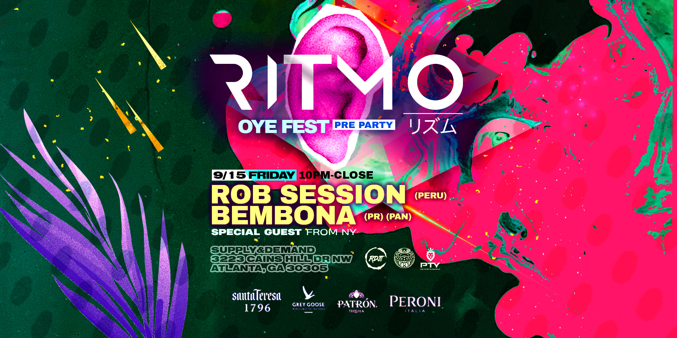 Ritmo: Oye Fest Pre Party W/ Bembona & Rob Session Cover