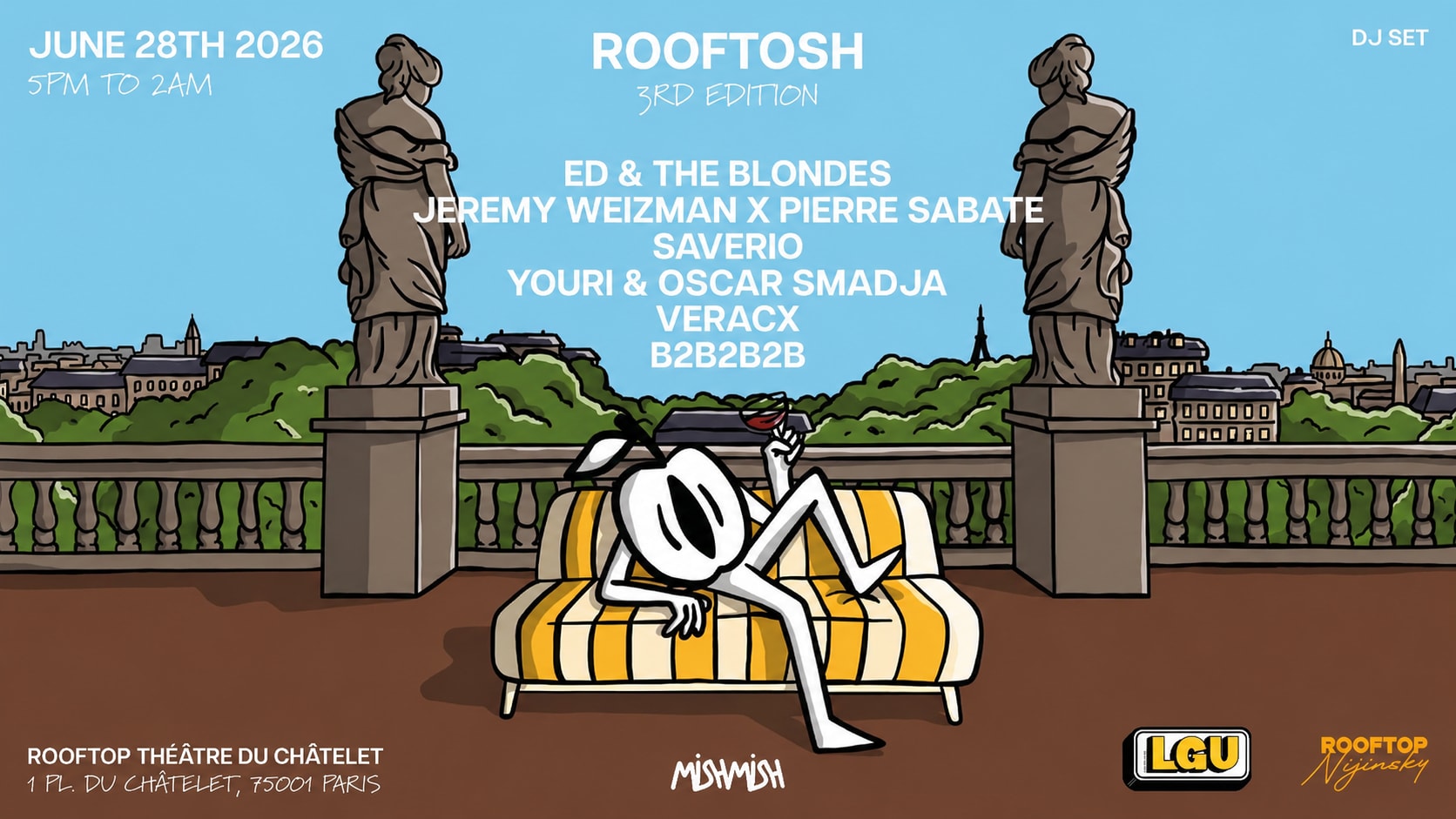 Rooftosh #3 : Mishmish X Le Guide Ultime (Rooftop Nijinsky) Cover