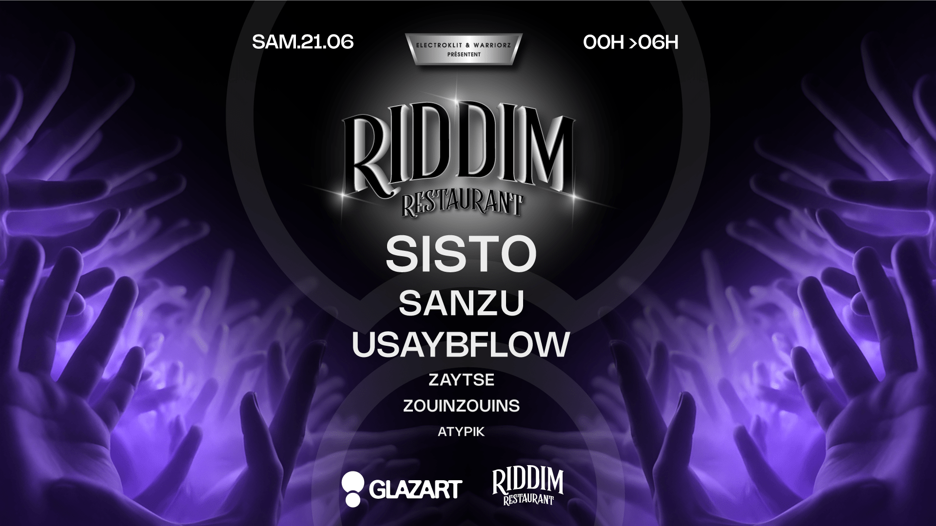 Riddim Restaurant : Sisto - Sanzu - Usaybflow  & More Cover