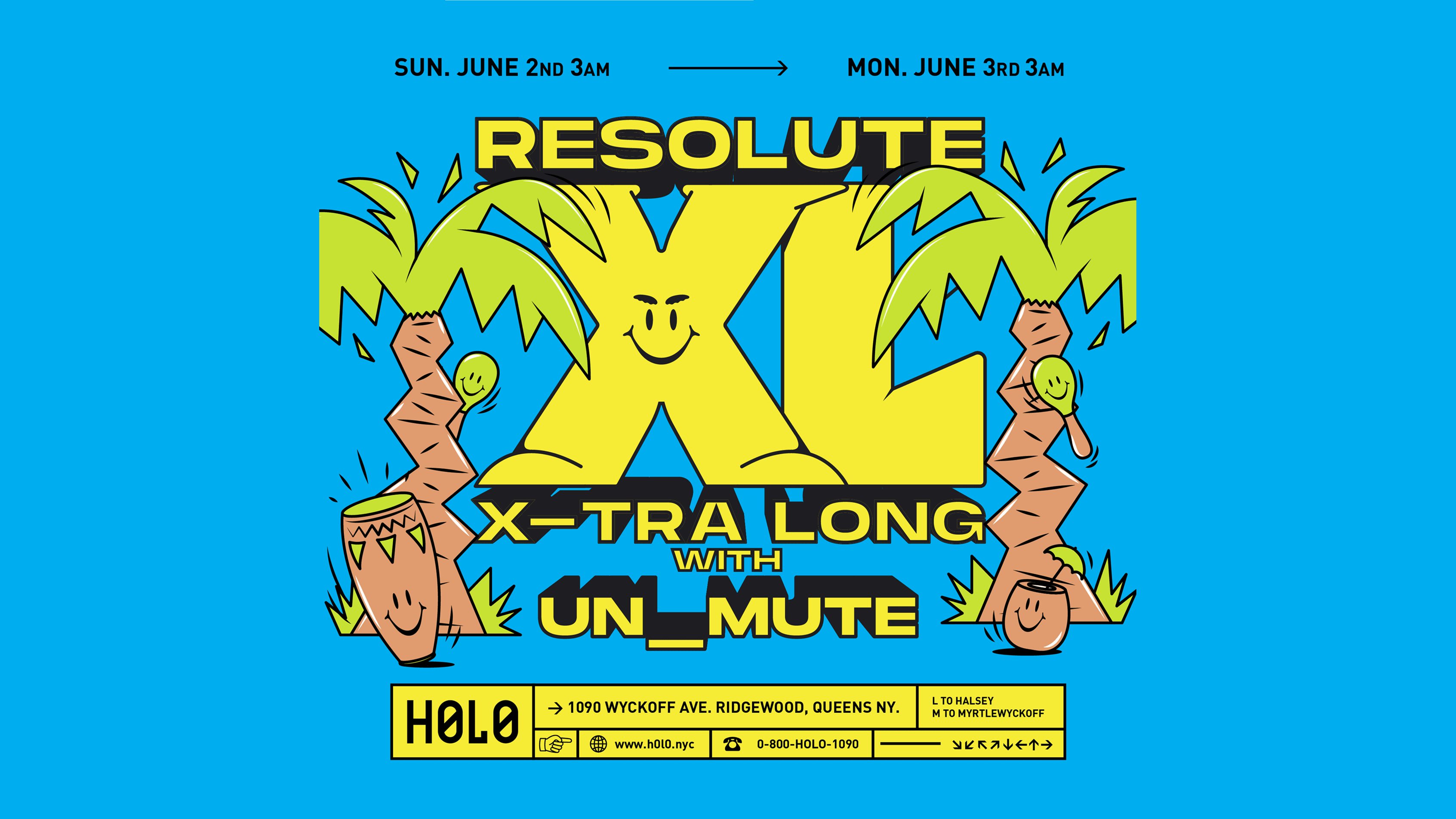 Resolute XL With Un_Mute - 24 Hours At H0l0 Cover