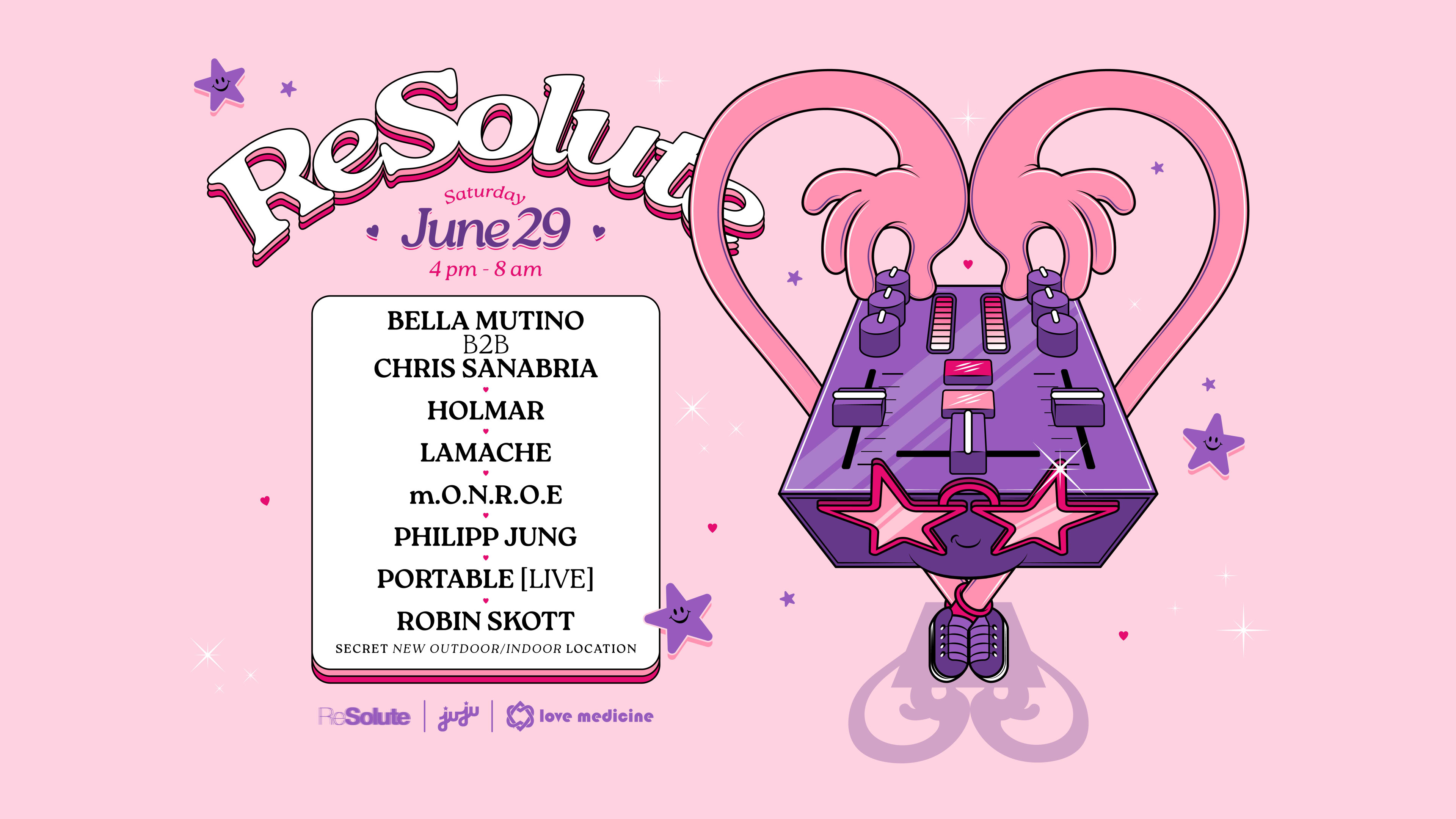 Resolute W/ Lamache, Portable Live, Holmar + More Cover