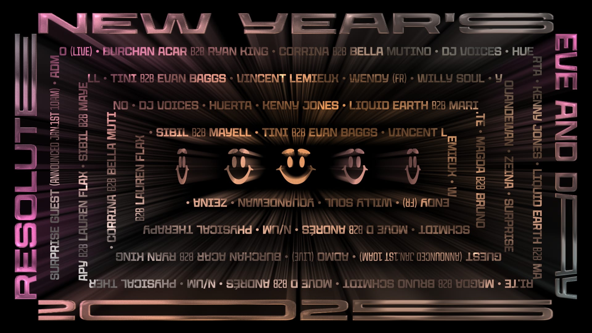 Resolute New Year's Eve And Day Extravaganza Cover