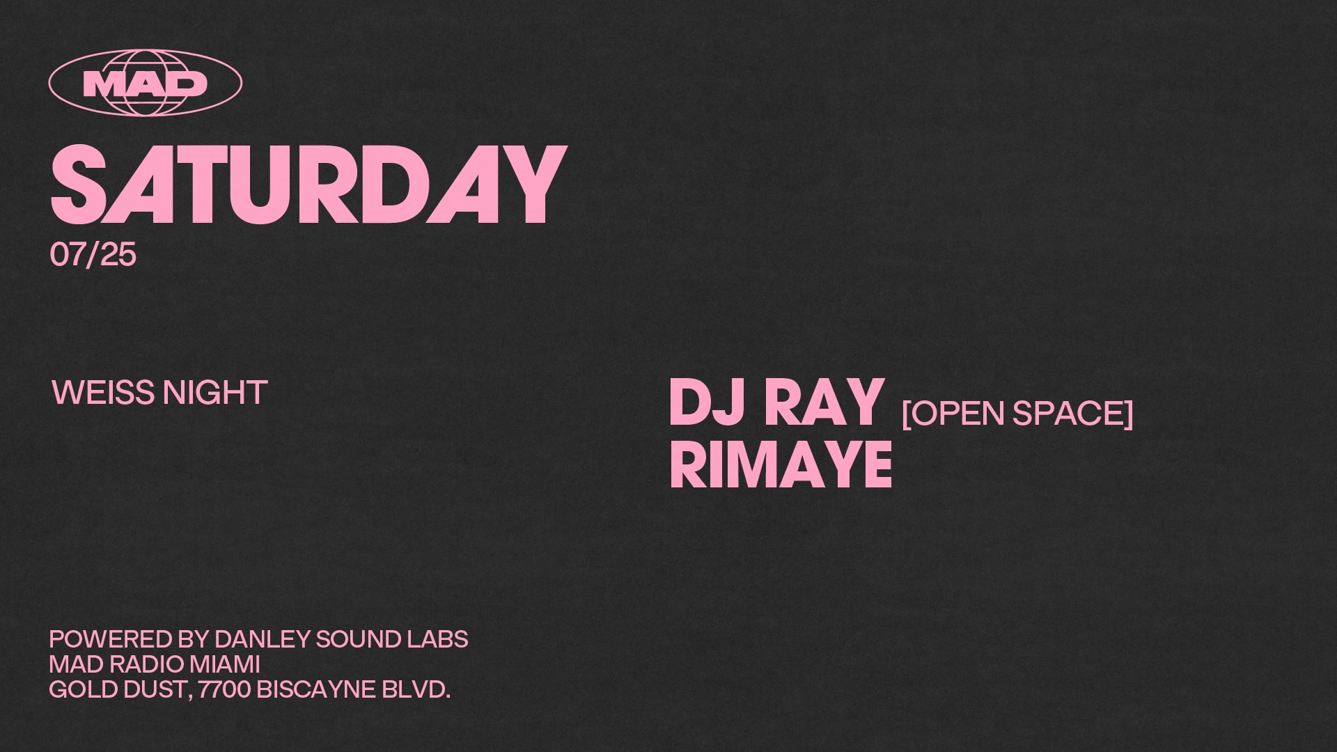 Weiss Night: Dj Ray / Rimaye Cover