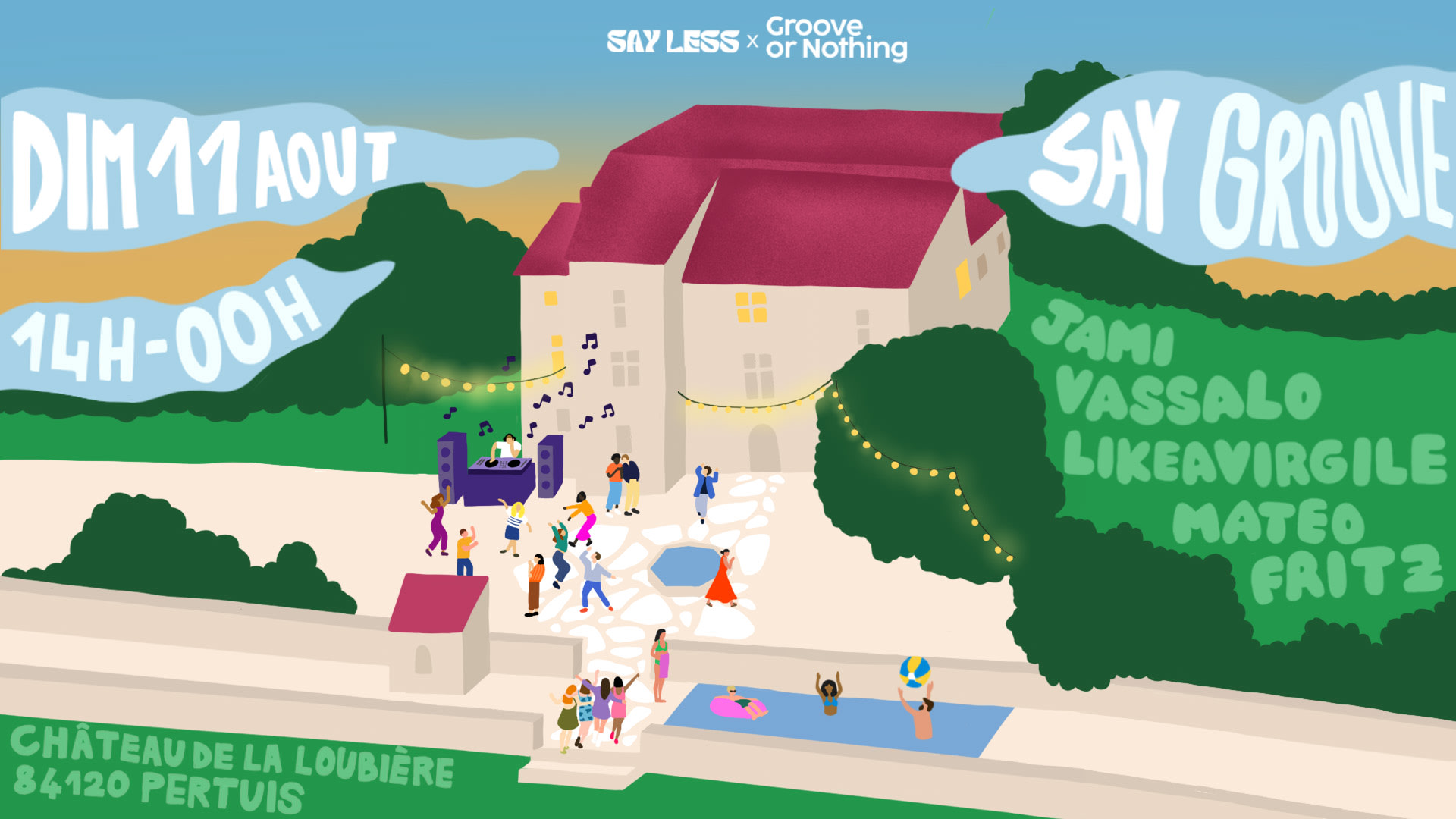Say Groove Au Chateau Cover
