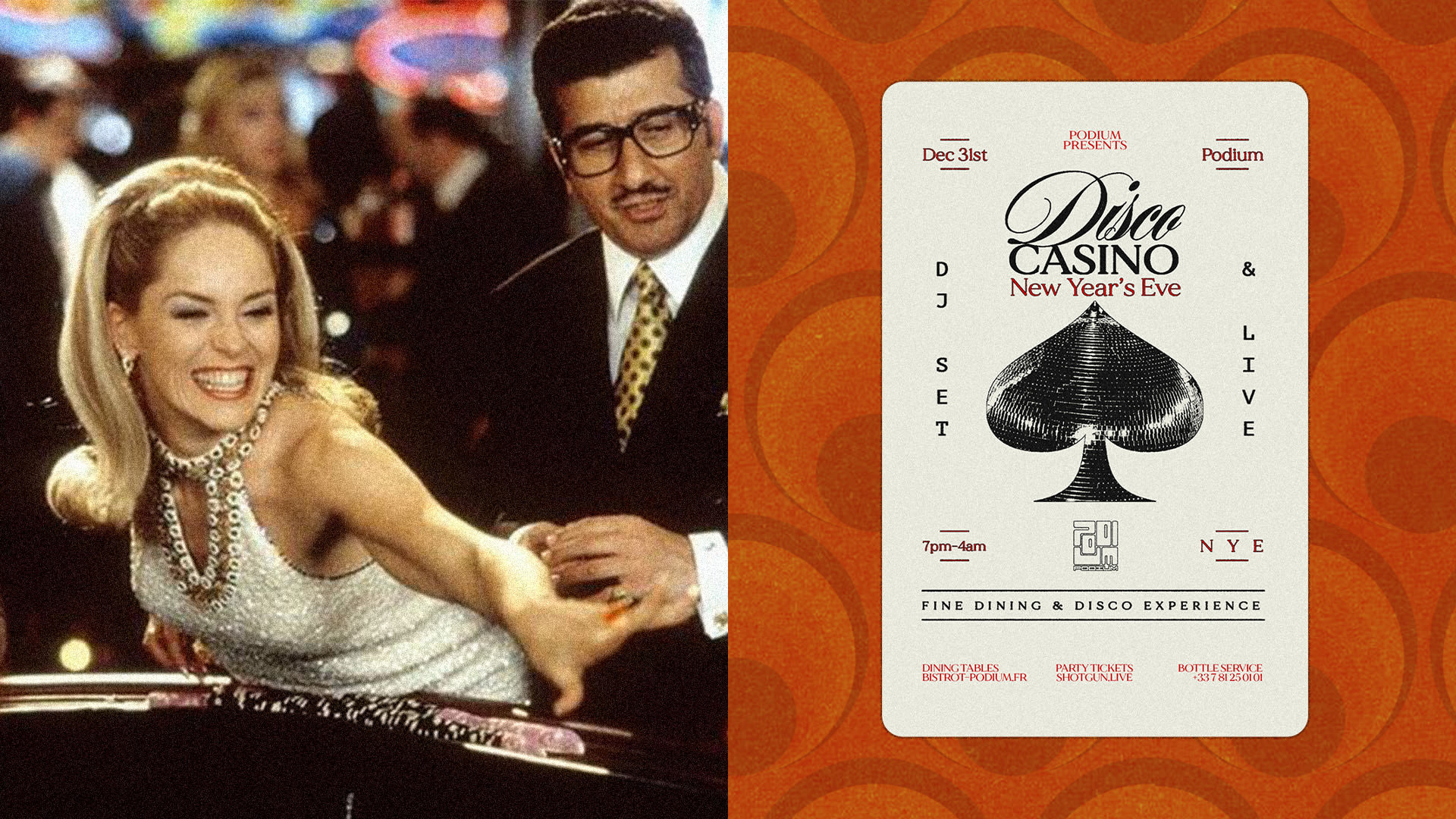 Disco Casino | Nouvel An @Podium Cover