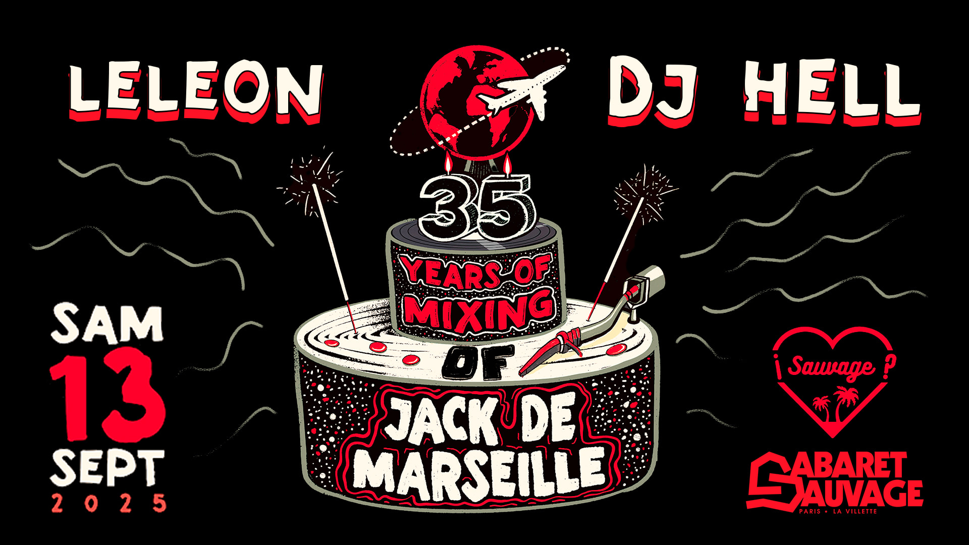 ¡Jack De Marseille Birthday W/ Dj Hell & Leleon? Cover