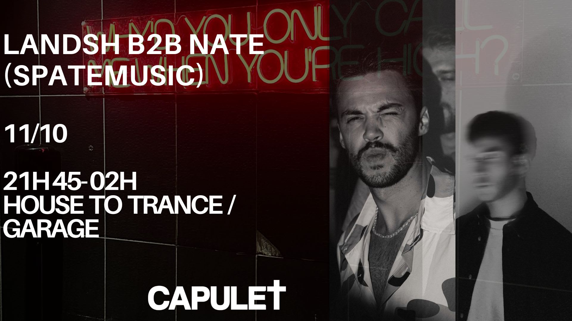 Landsh B2b Nate (Spatemusic), Capulet, 11/10 Cover