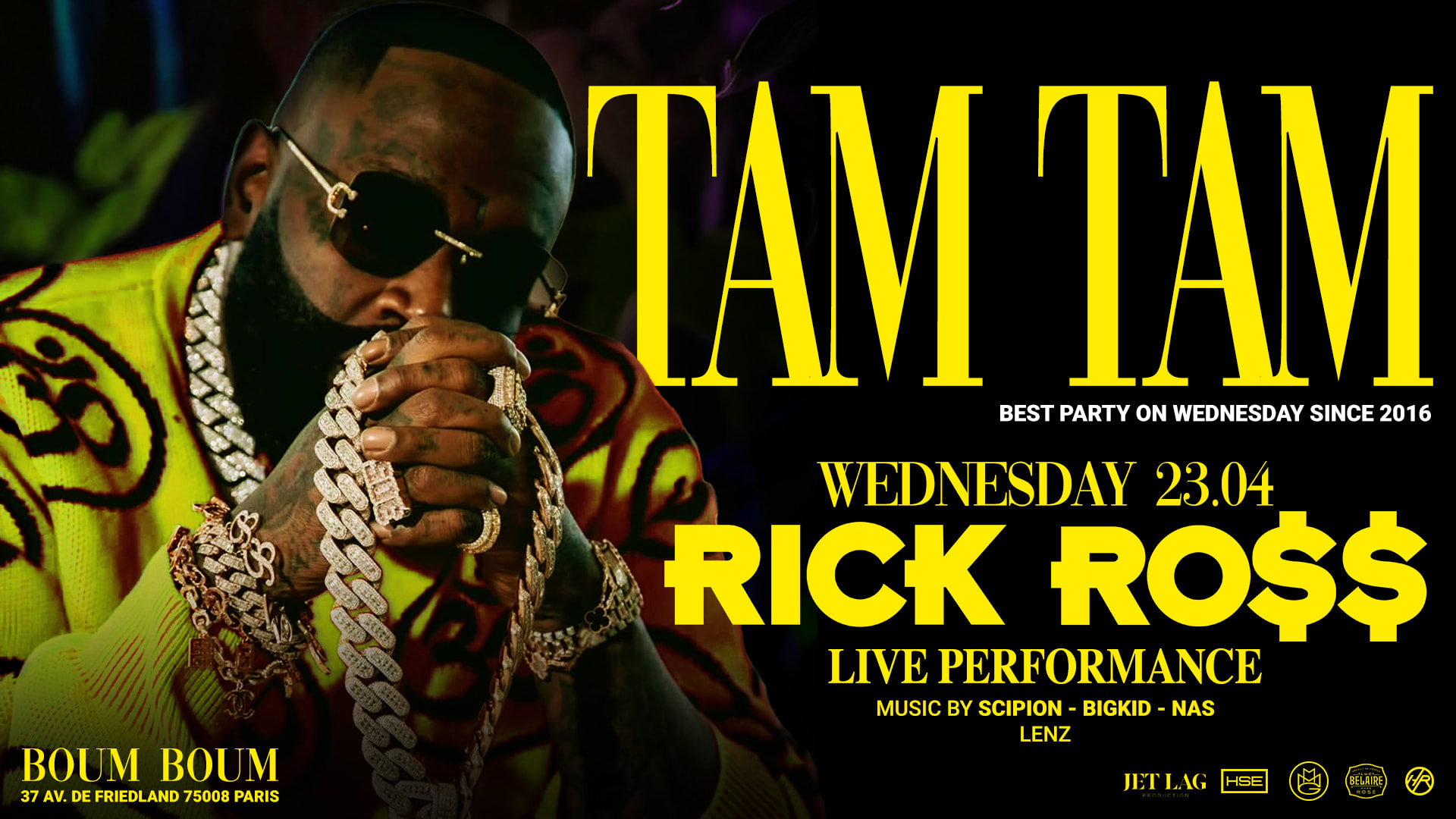 Mercredi 23 Avril / Rick Ross / Boum Boum Cover