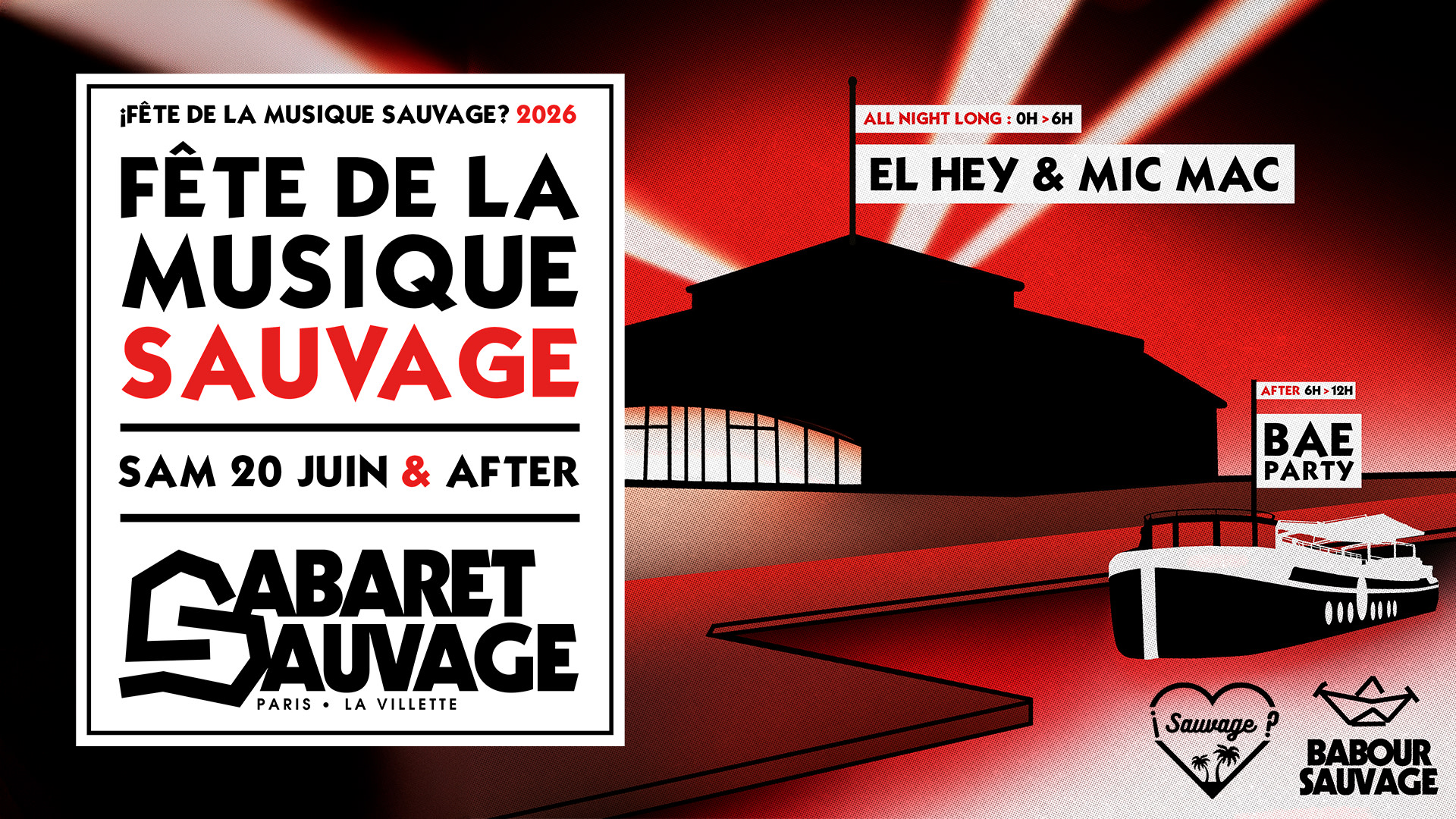 ¡Fête De La Musique Sauvage: Mic Mac / El Hey / Bae? Cover