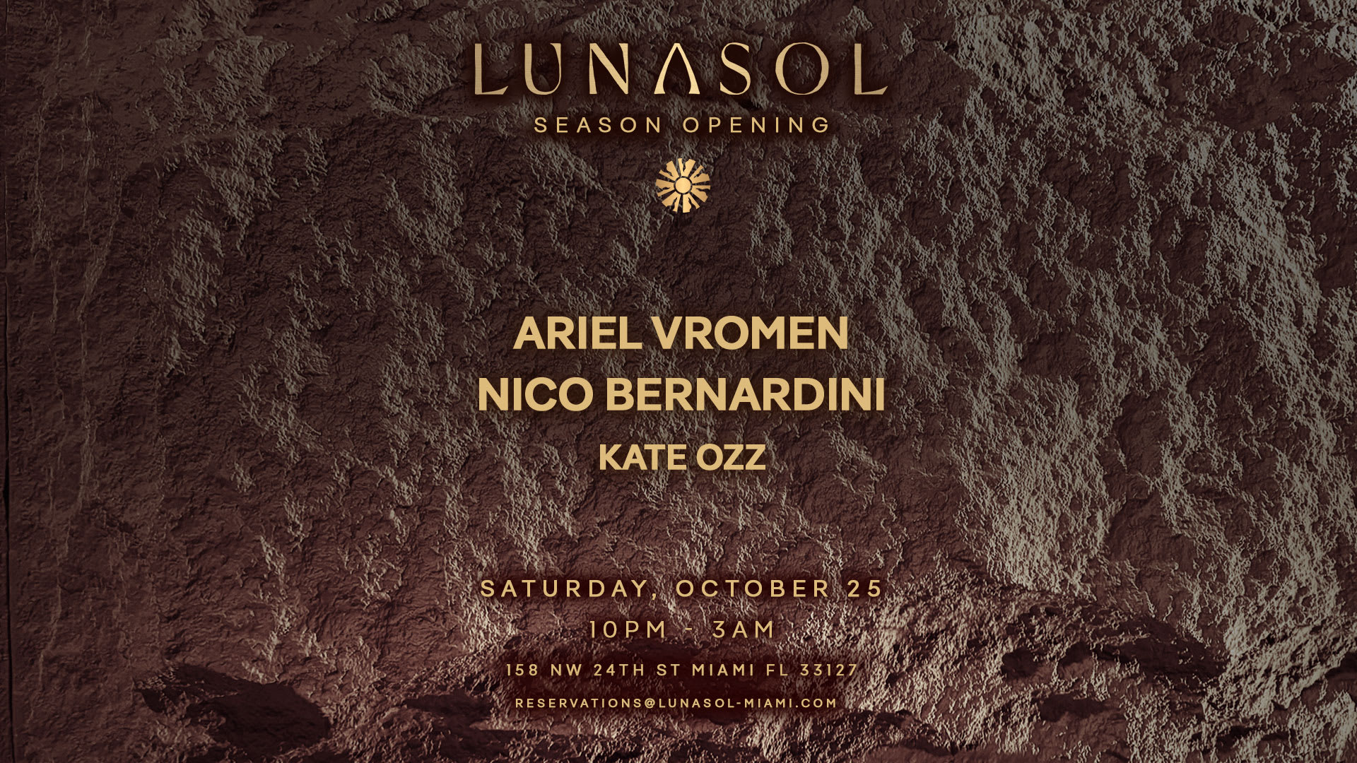 Lunasol Official Opening October 25 Cover