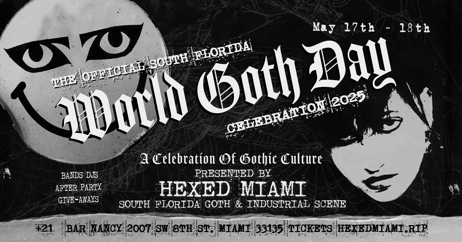 Hexed Miami World Goth Day Celebration 2025 Day 2 Cover