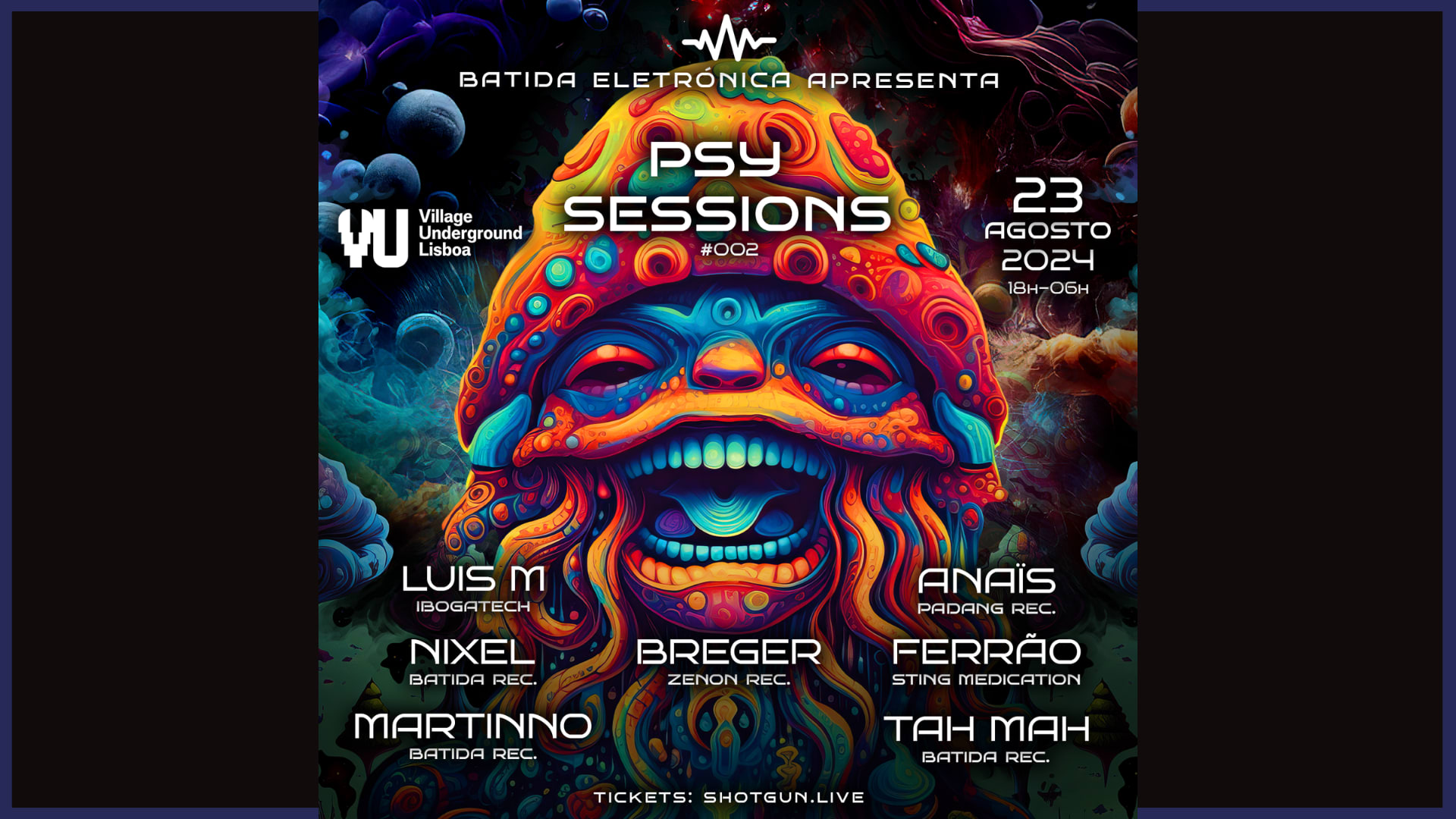 Batida Eletrónica - Psy Sessions #002 Cover