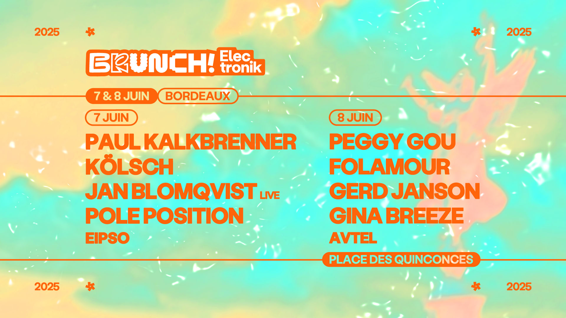 Brunch Electronik Bordeaux 2025 Cover