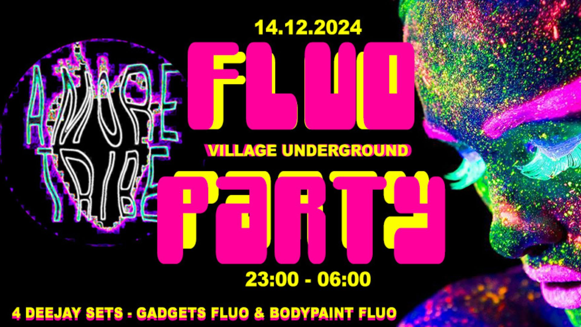 Amore Tribe Presents Fluo Party Cover