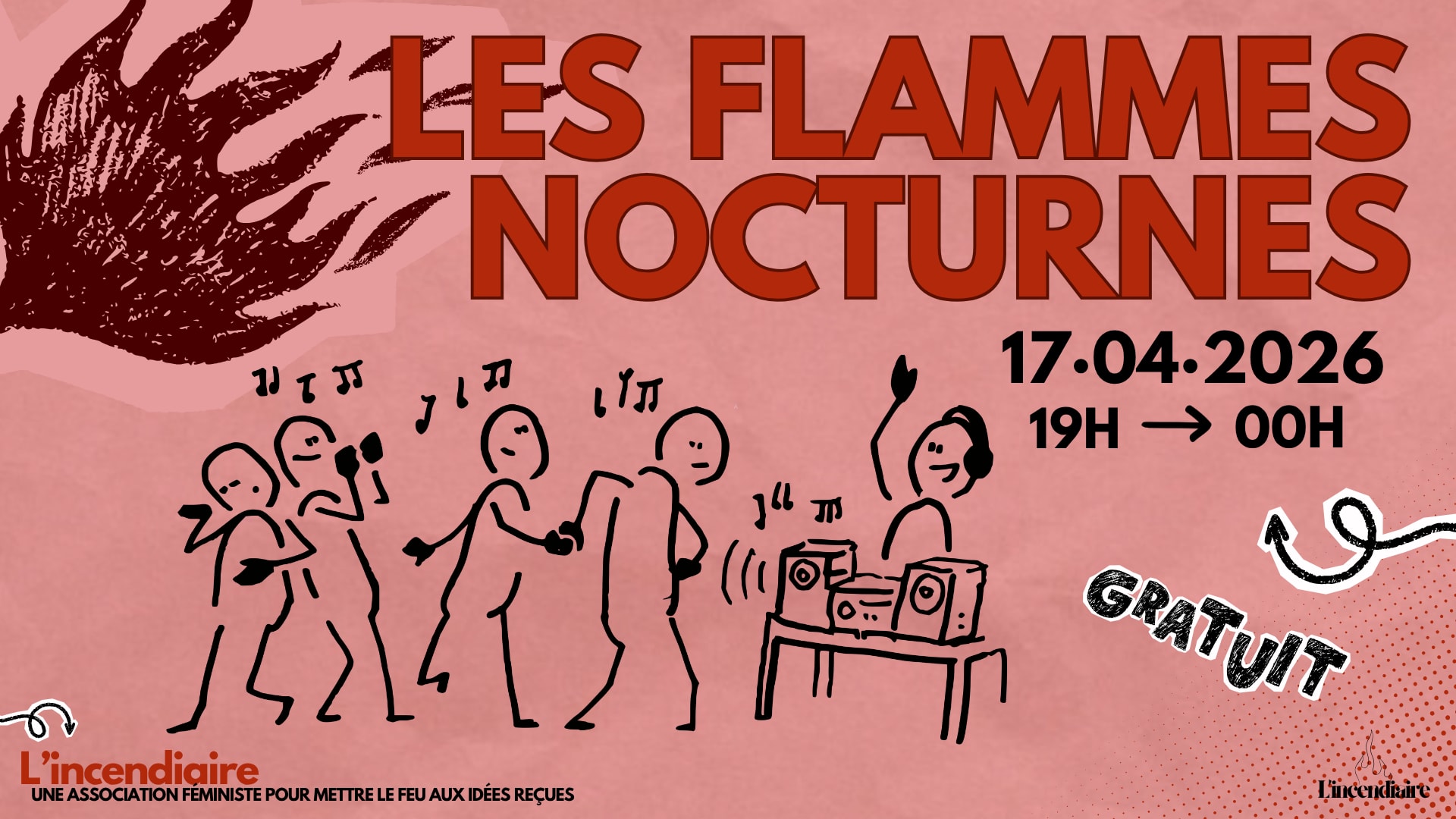 Les Flammes Nocturnes Cover