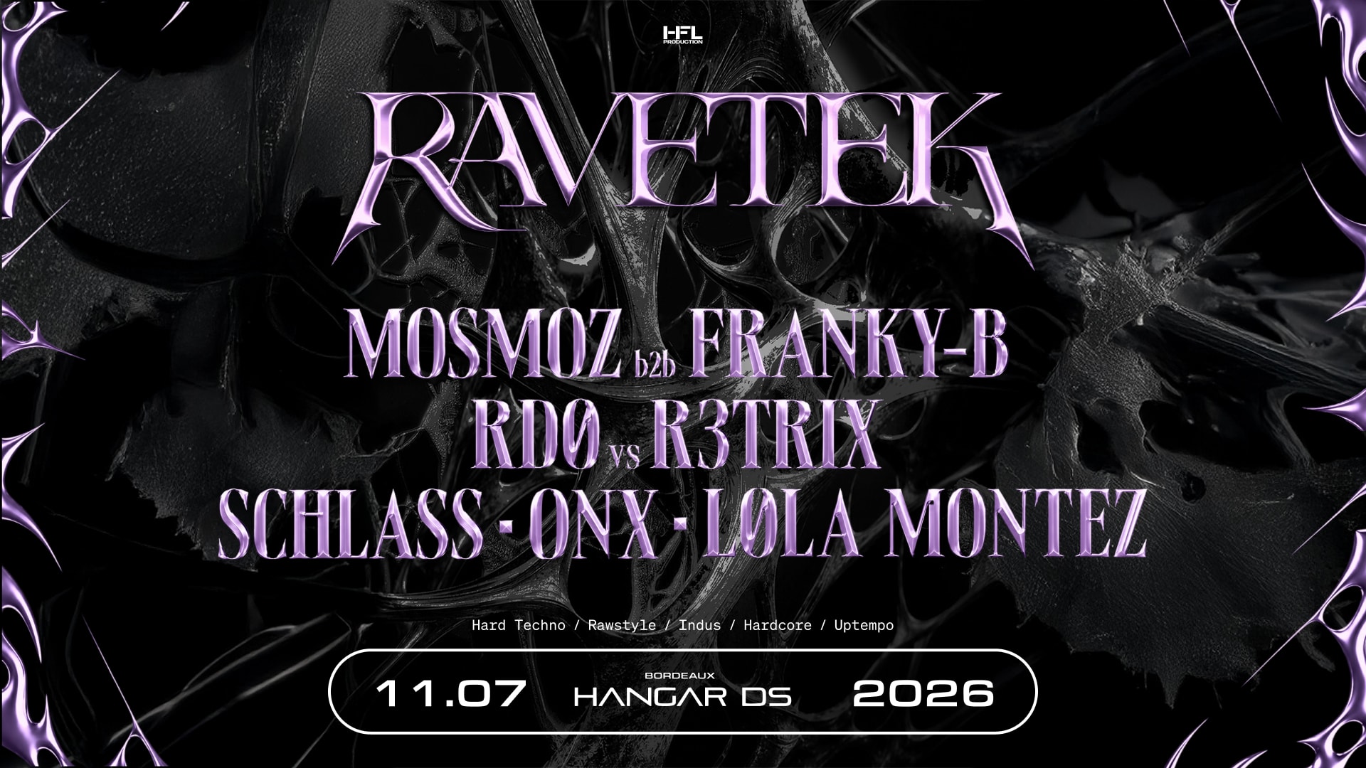 Ravetek //  Mosmoz B2b Franky-B - Rdø Vs R3trix - Schlass Cover