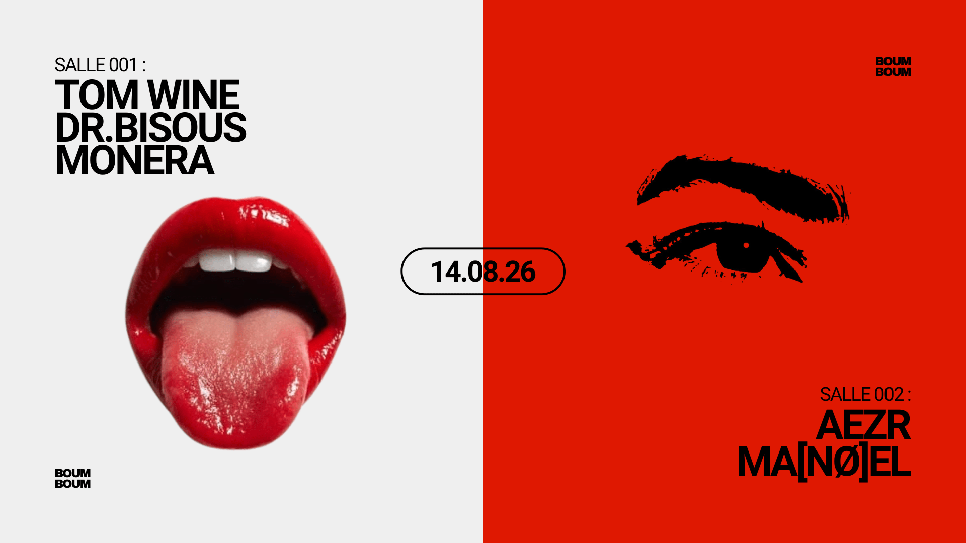 Boum Boum : 2 Salles, 2 Ambiances Cover