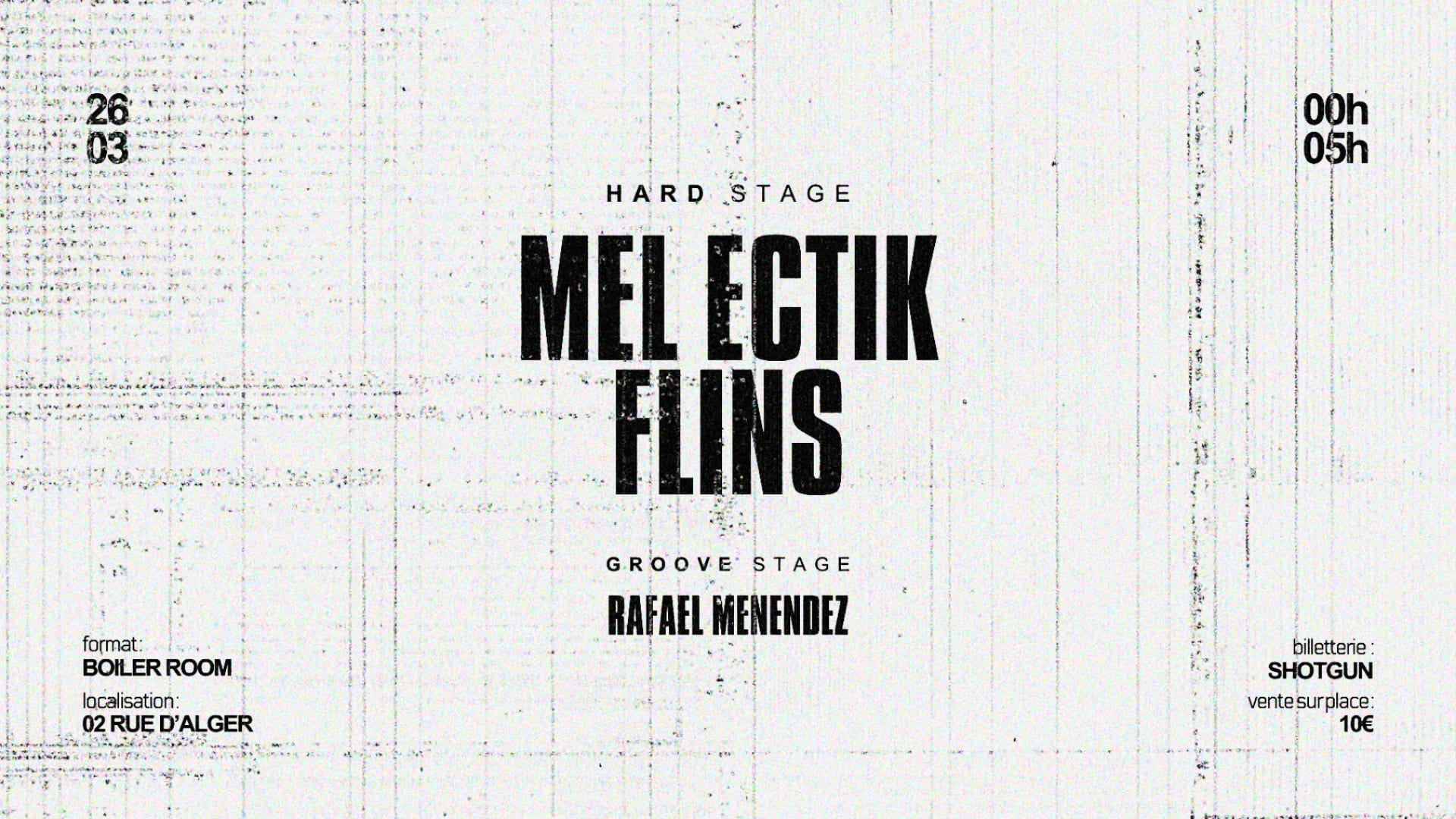 Boum Boum : Mel Ectik - Flins - Rafael Menendez Cover