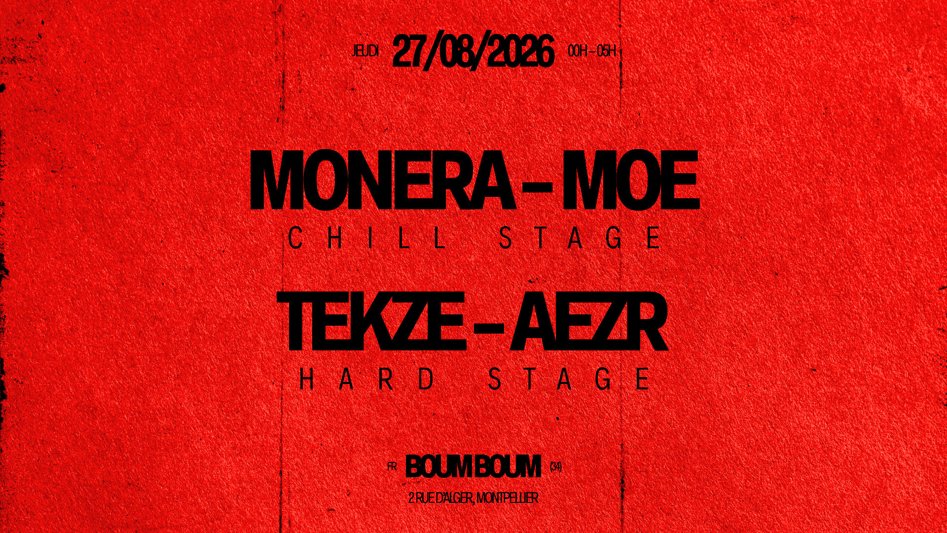 Boum Boum : Chill Stage Vs Hard Stage Cover