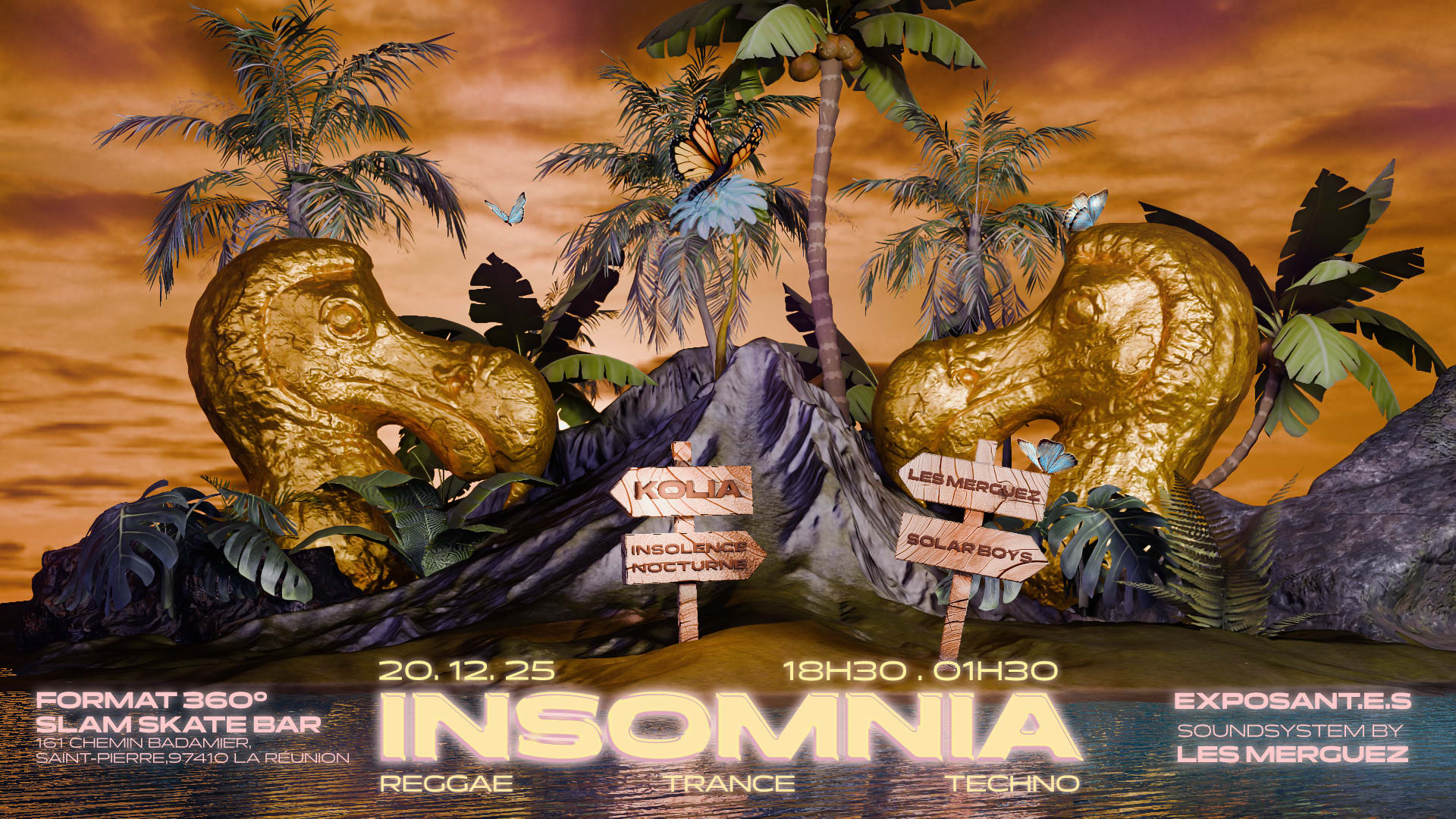 Insomnia X Slam : Merguez, Insolence, Solar Boys, Kolia Cover