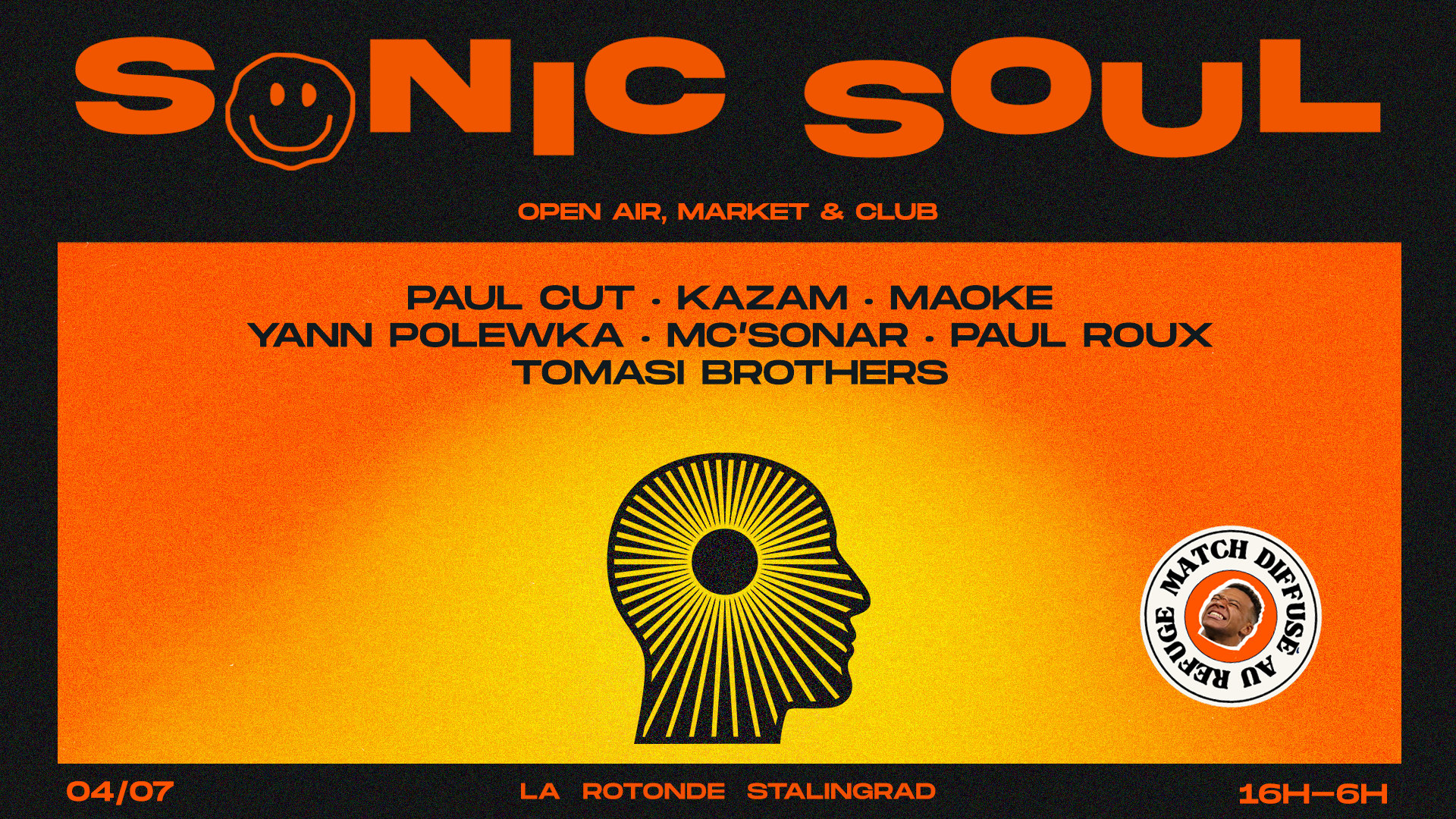 Sonic Soul · Open Air & Club · Paul Cut, Kazam, Maoke & More Cover