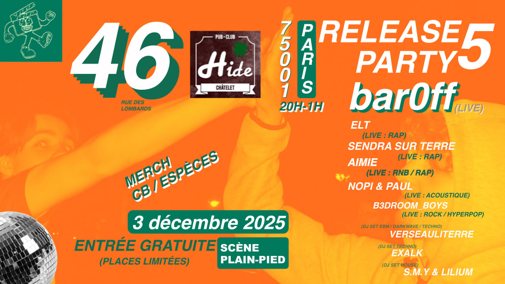 Release Party 5 "Bar0ff" Cover