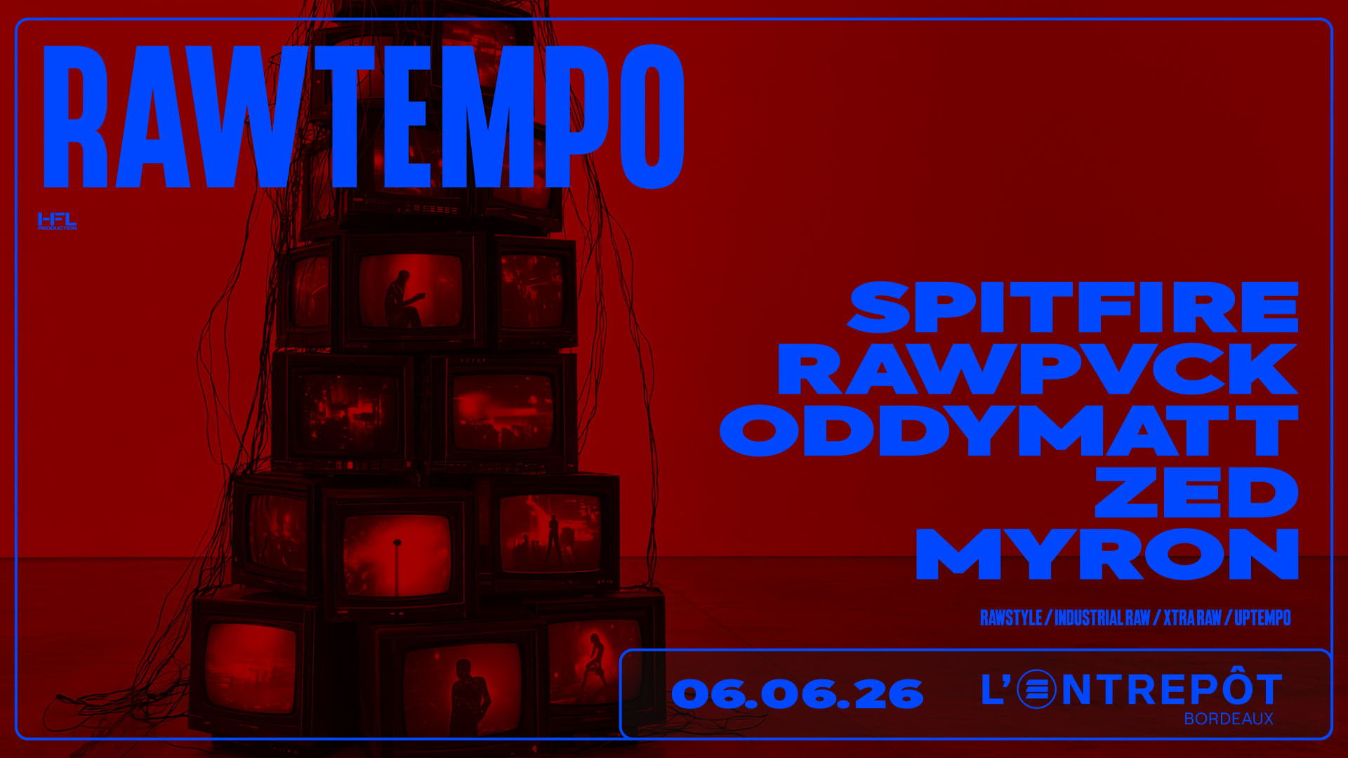 Rawtempo // Spitfire - Rawpvck - Oddymatt - Zed - Myron Cover