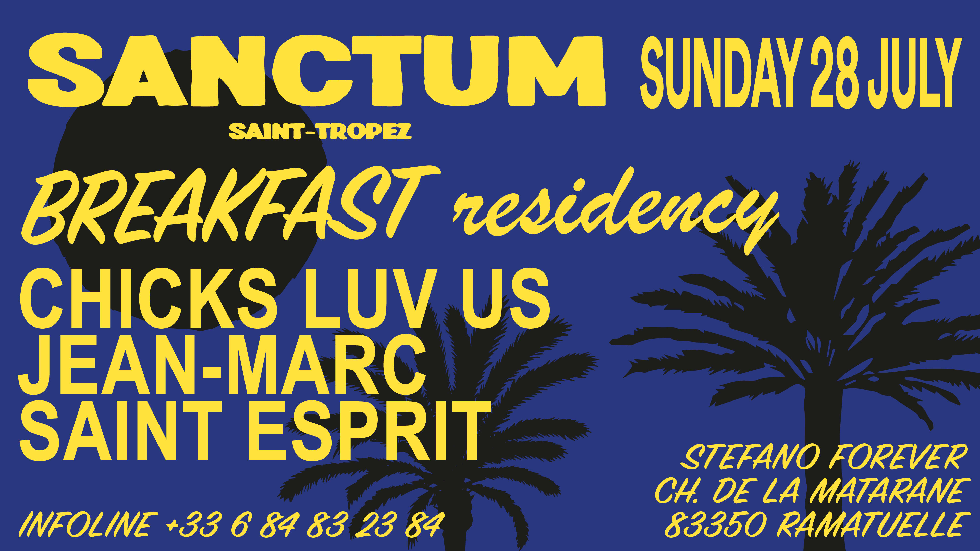 Sanctum Club: Breakfast Residency / Chicks Luv Us, Jean-Marc Cover