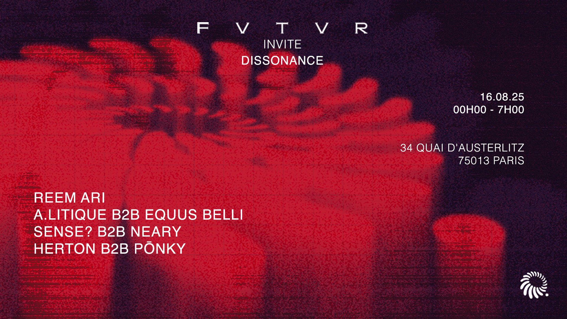 Fvtvr X Dissonance : Ponky B2b Herton, Reem Ari And More Cover