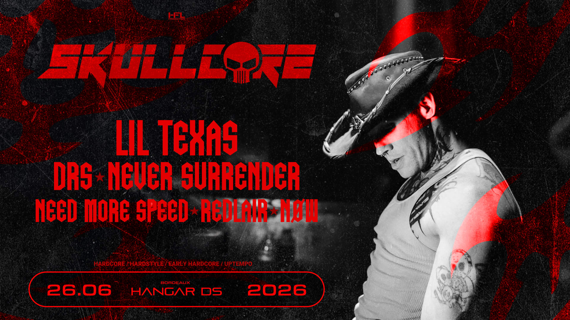 Skullcore // Lil Texas - Drs - Never Surrender - Redlair ... Cover