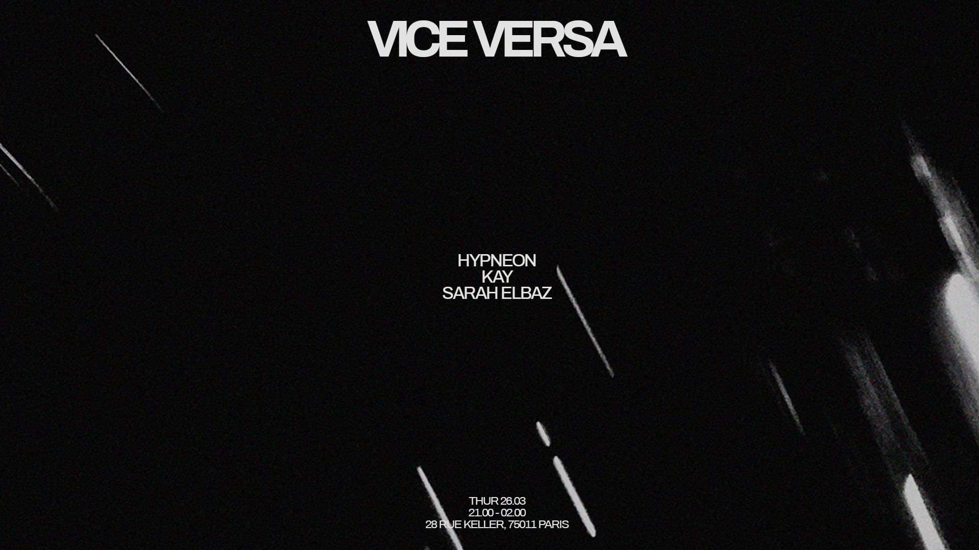 Vice Versa - Hypneon, Kay, Sarah Elbaz Cover