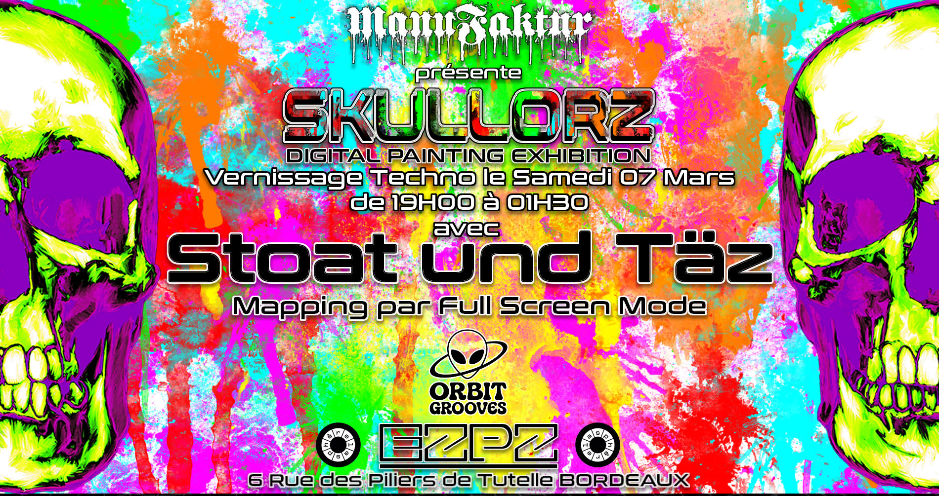 Manu Faktur Présente: Skullorz // Stoat Und Täz Cover