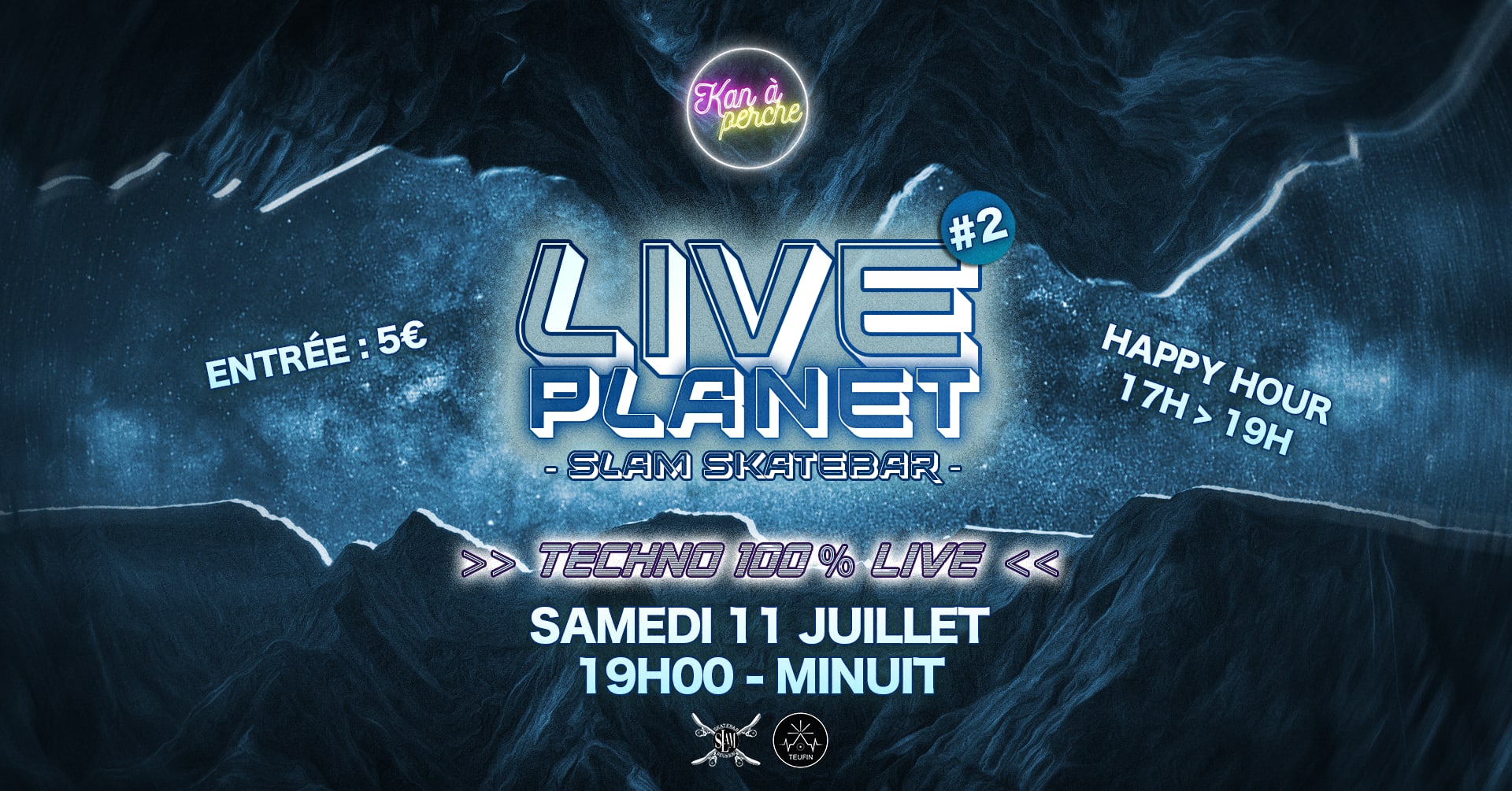 Live Planet #2 @Slam Skatebar Cover