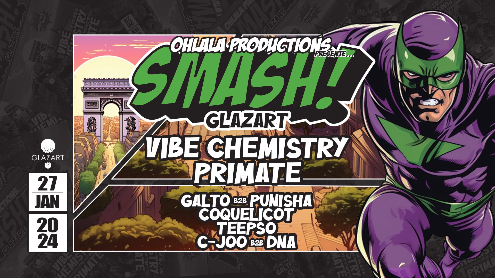 Smash #2 W/ Vibe Chemistry, Primate, Coquelicot & More Cover