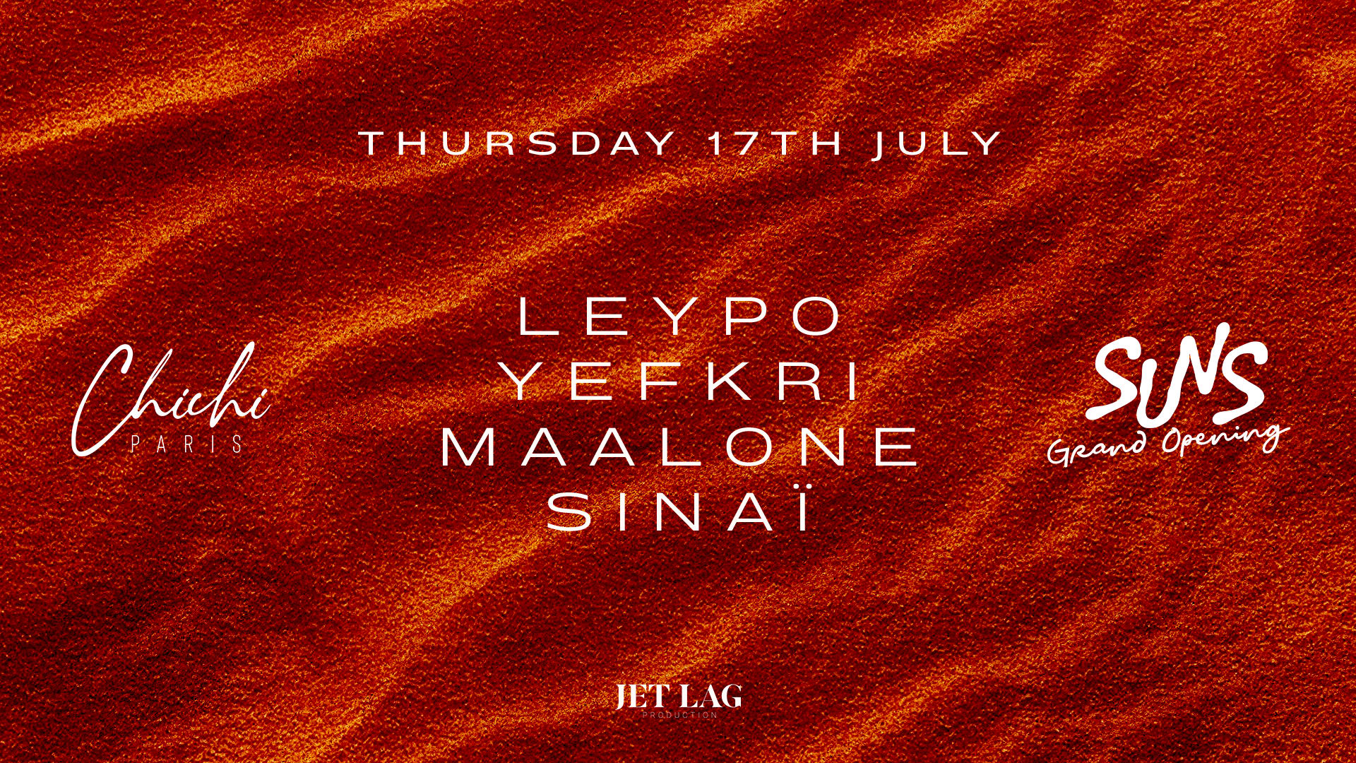 Grand Opening : Suns Invites Leypo Yefkri Maalone Sinaï Cover