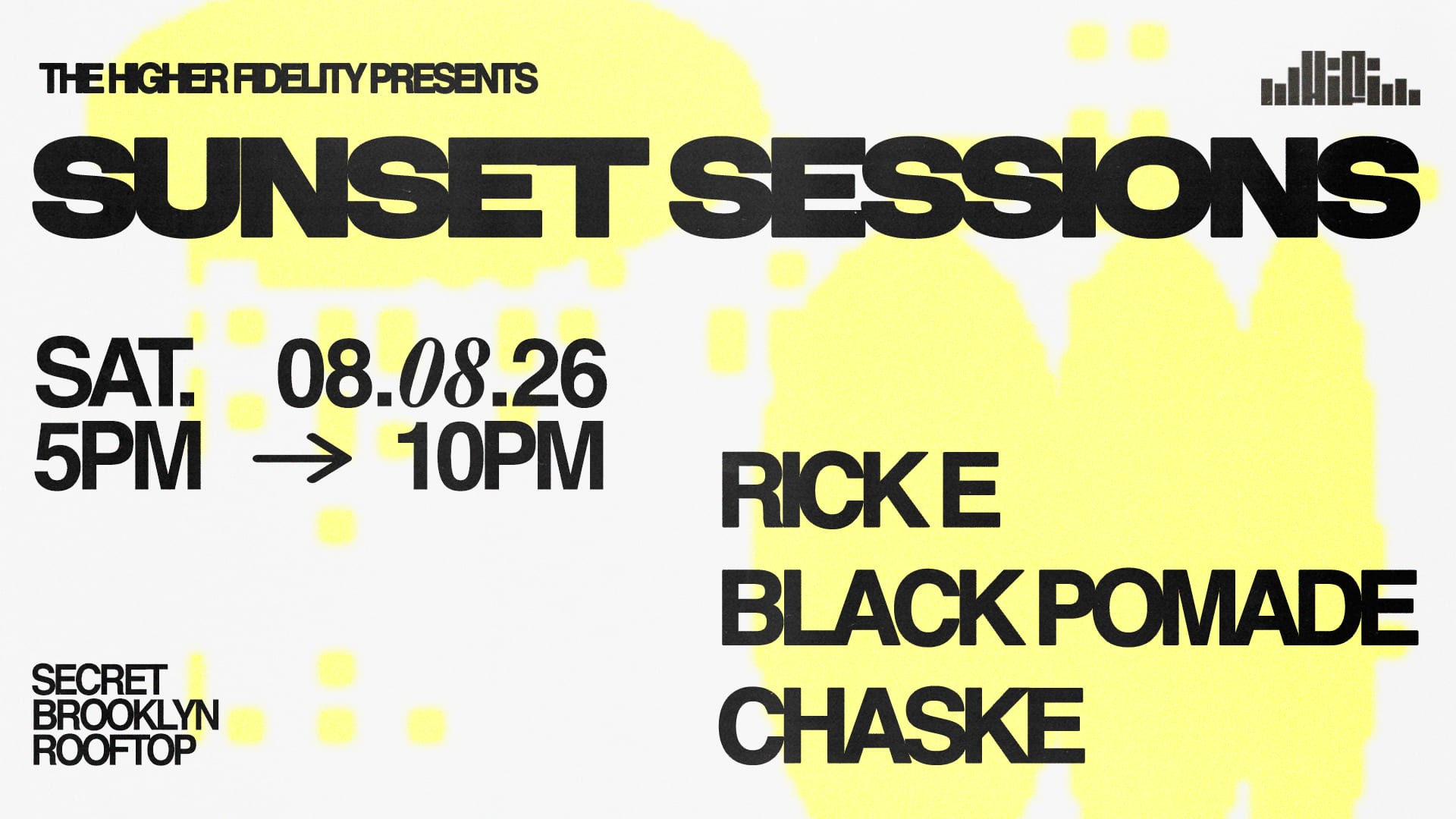 Sunset Sessions W/ Rick E, Black Pomade, Chaske Cover