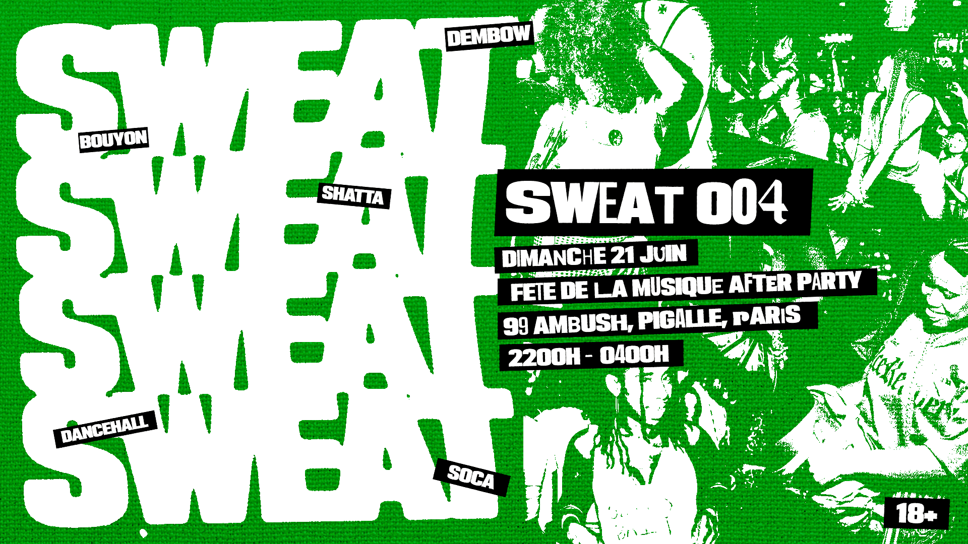Sweat. 004 | Fête De La Musique After Party • Island Fete Cover
