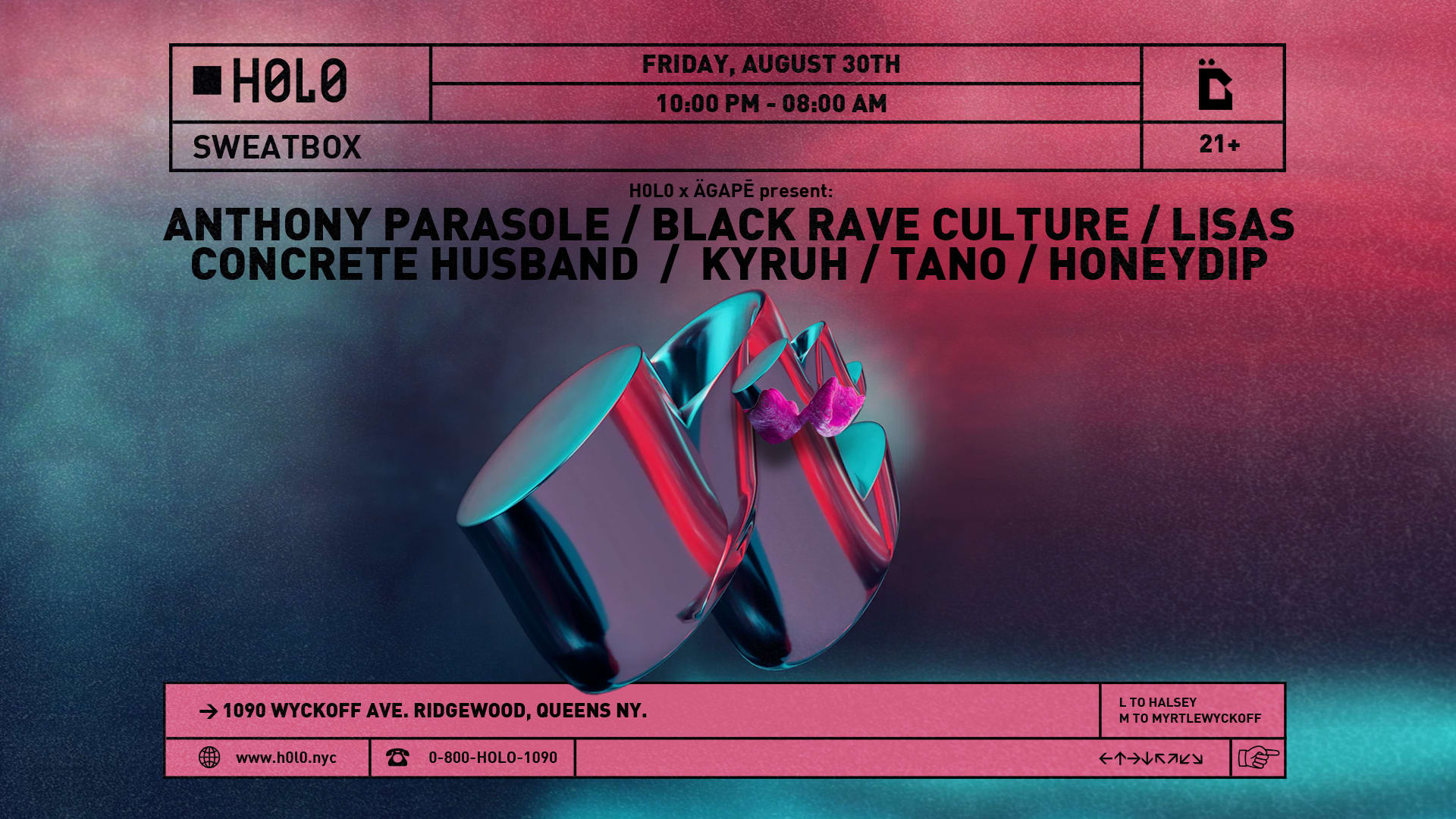 H0l0 X Agape Present : Sweatbox Cover