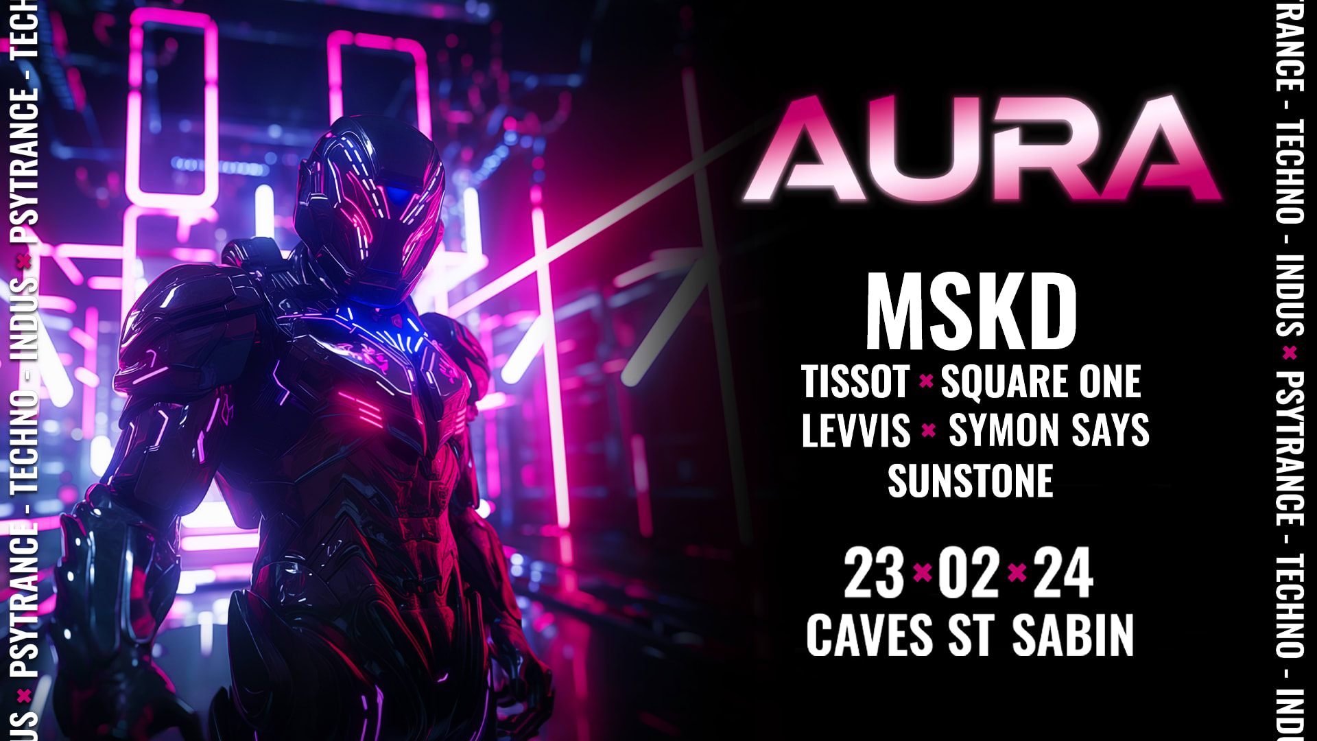 Aura Invite Mskd @ Caves St. Sabin Cover