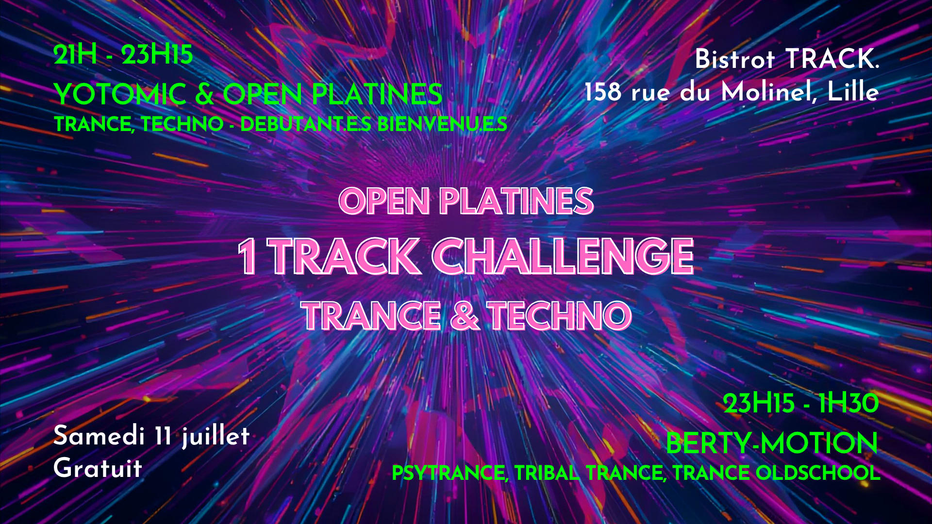 Open Platines Interactif - One Track Challenge Cover