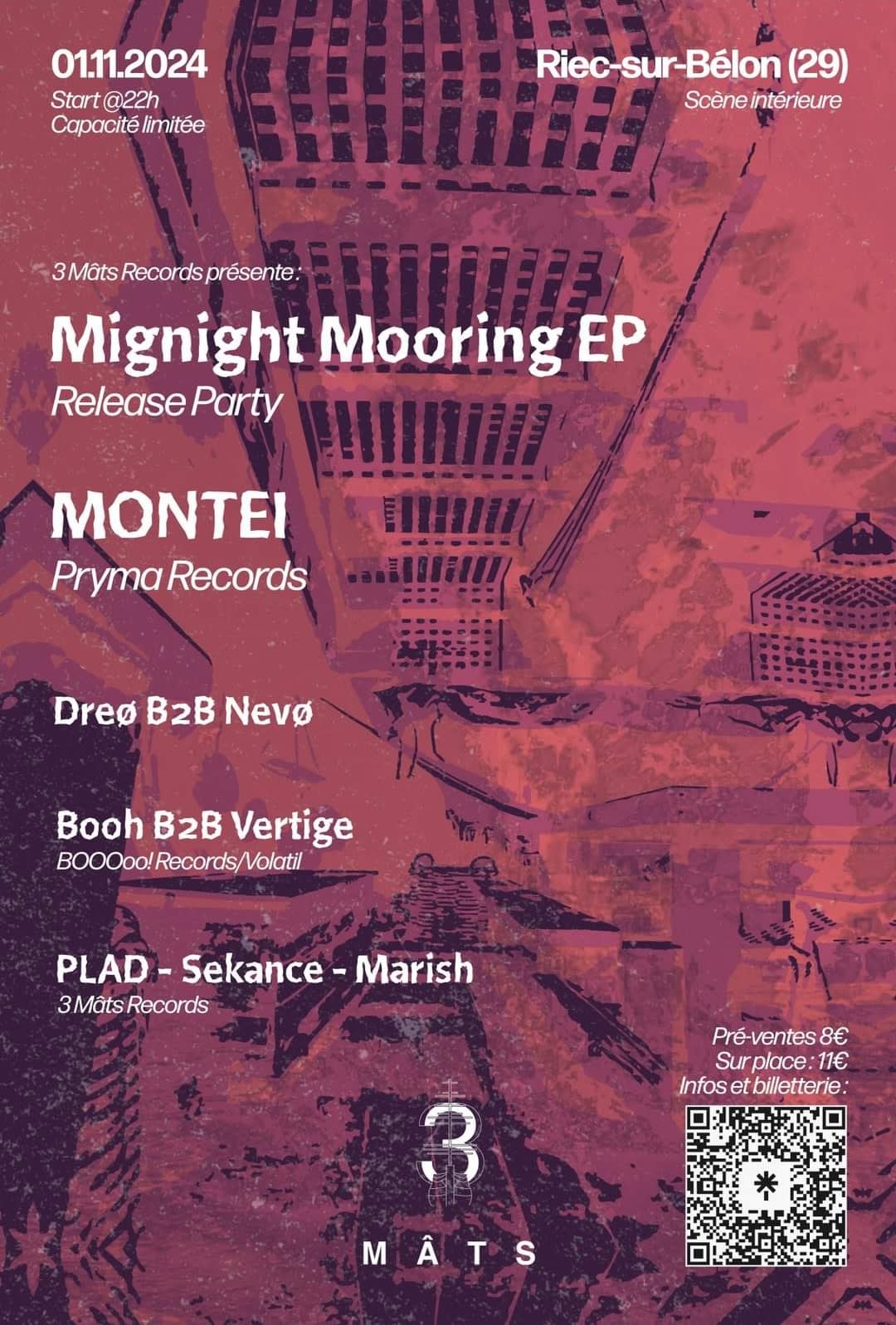 Midnight Mooring Ep Release Party W/ Montei Cover
