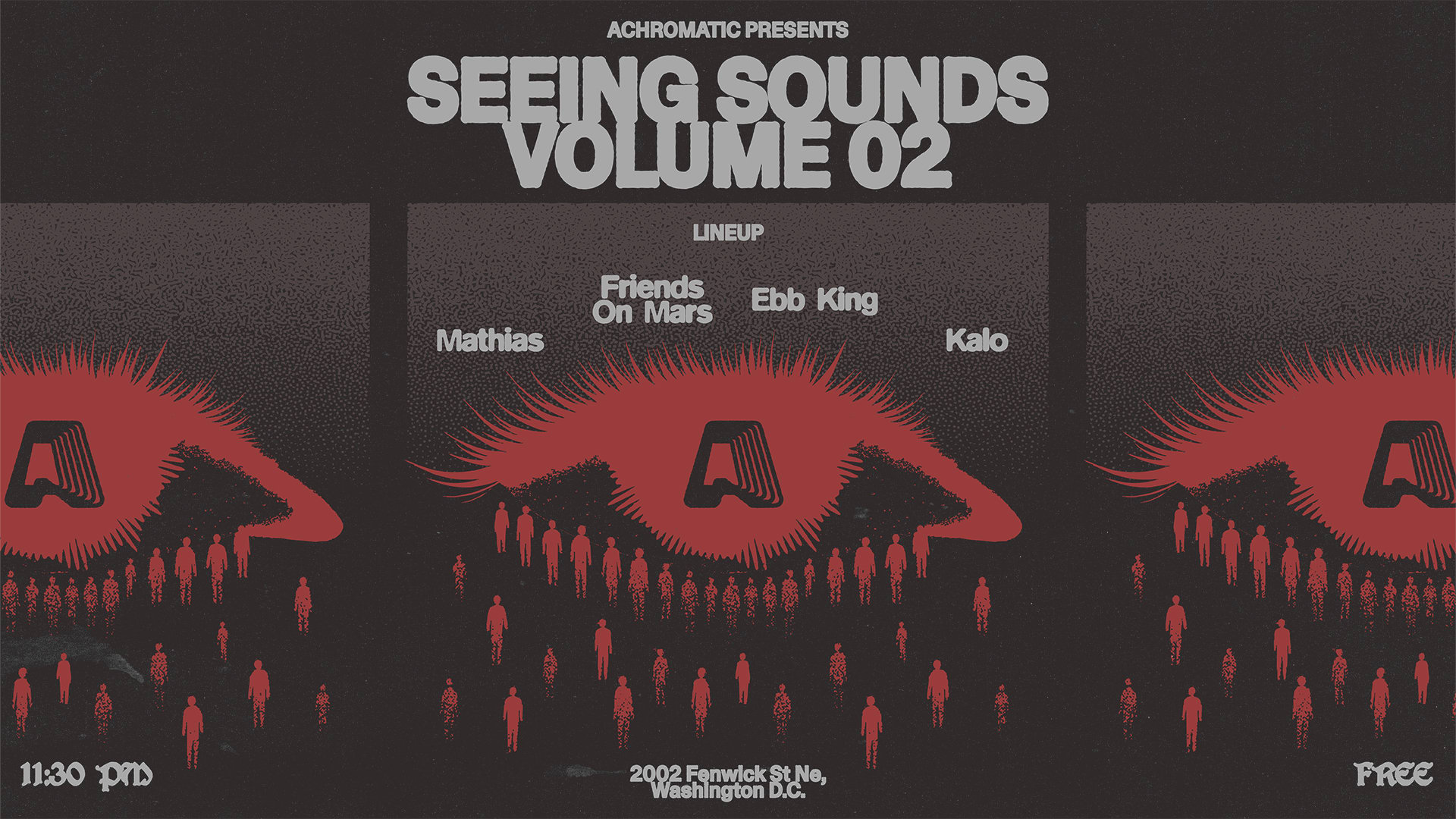 Achromatic Presents: Seeing Sounds Vol. II Cover
