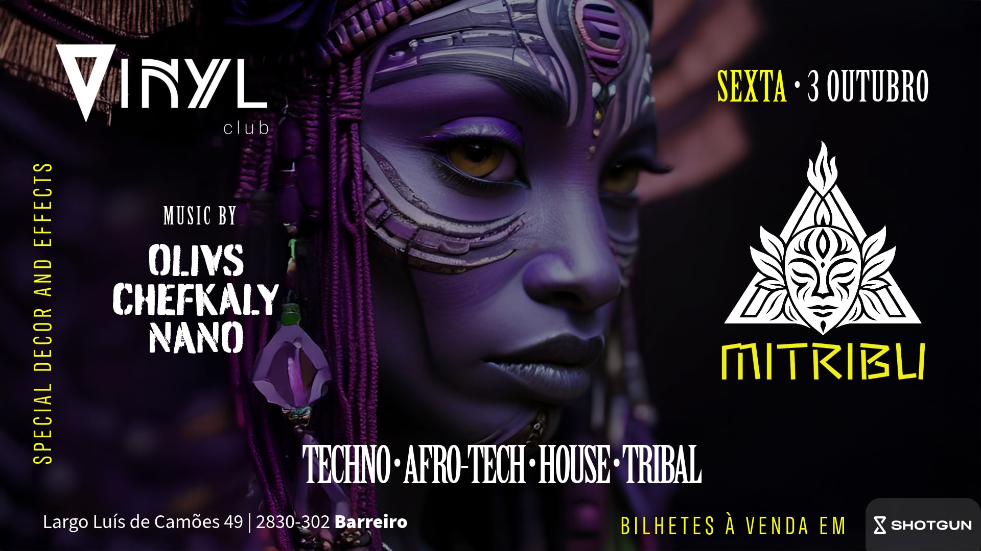 Mitribu • Tribal Essence @ Vinyl Club (Barreiro) Cover
