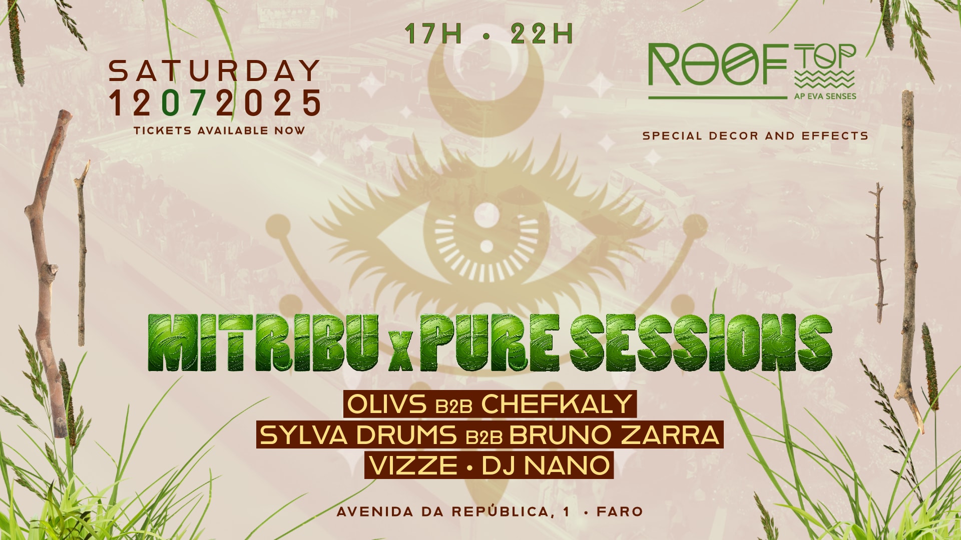 Mitribu X Pure Sessions @ Rooftop Eva (Faro) Cover