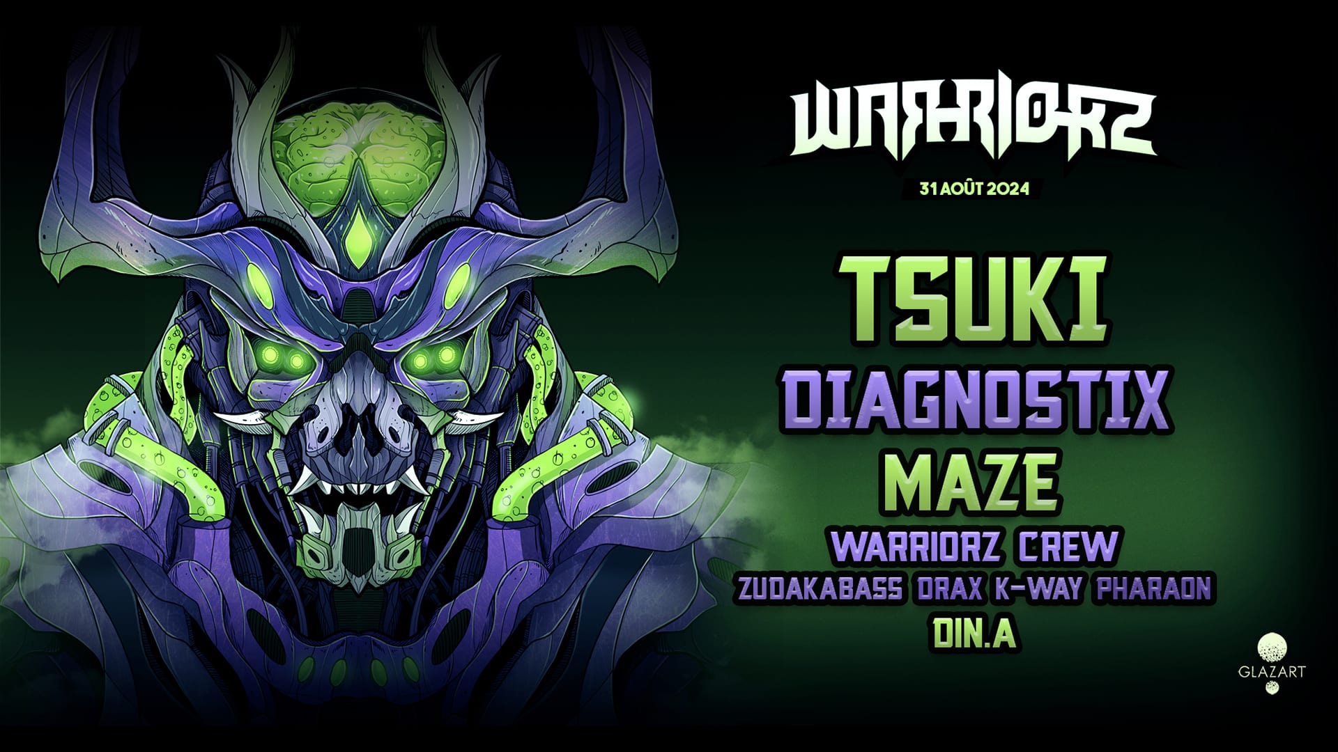 Warriorz : Tsuki, Maze, Diagnostix, Din.A, Warriorz Crew Cover