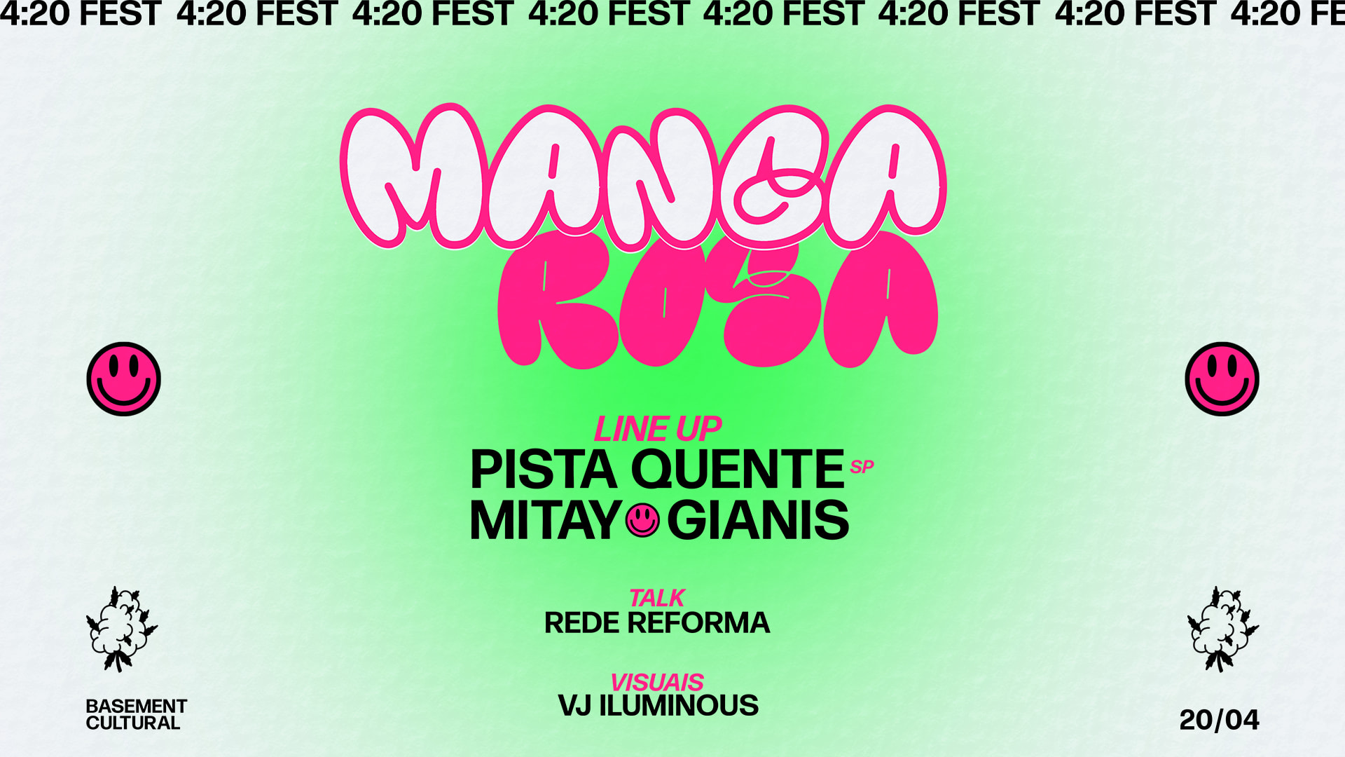 Manga Rosa 420 Fest Cover