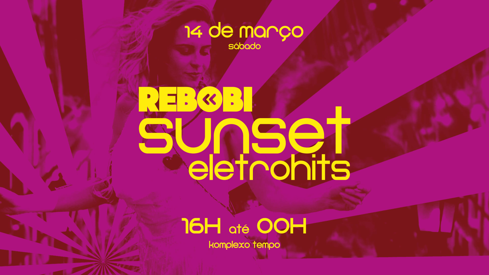 Rebobi Sunset Eletrohits - Matinê 16h Até 00h Cover