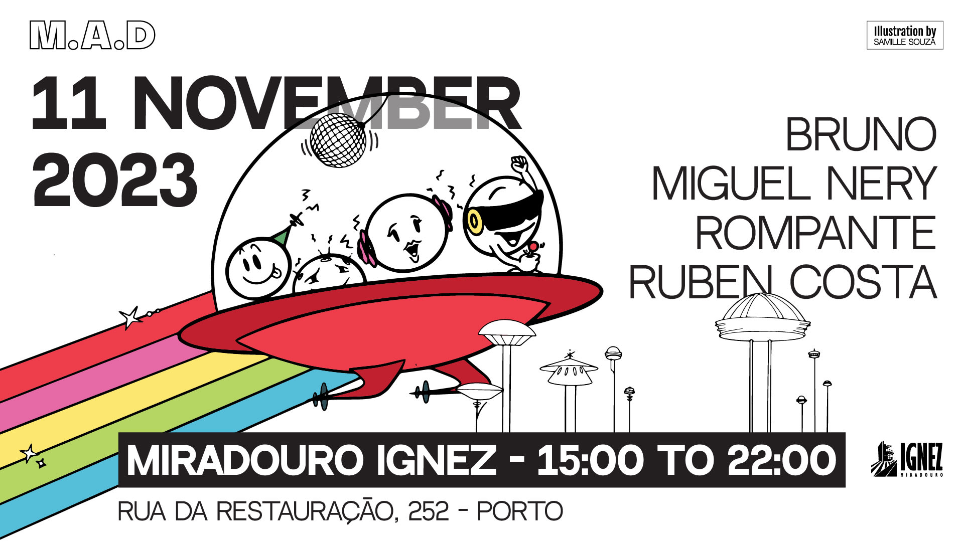 M.A.D @ Miradouro Ignez - 11-11-2023 Cover