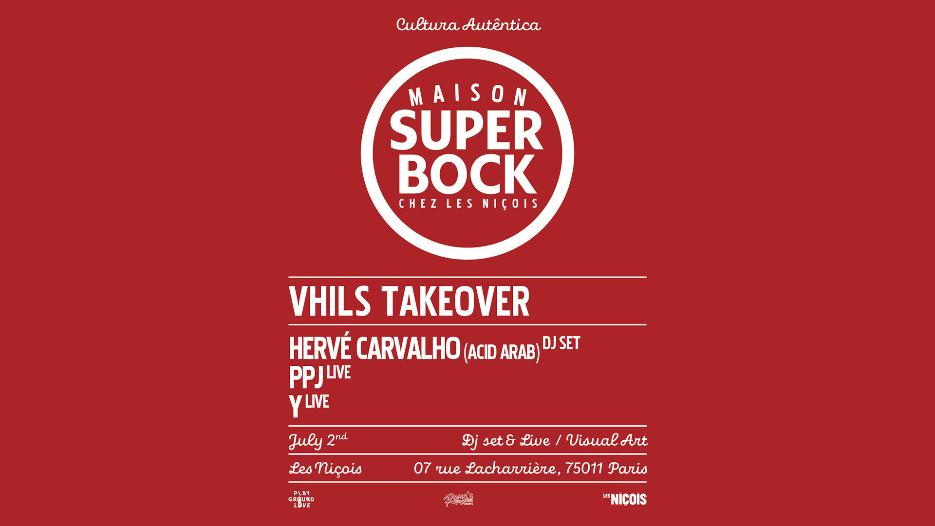 Maison Super Bock — Hervé Carvalho (Acid Arab), Ppj, Y Cover